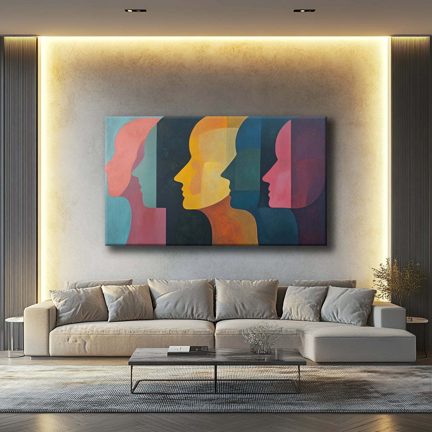 Individual Similarity Canvas Print Robussi