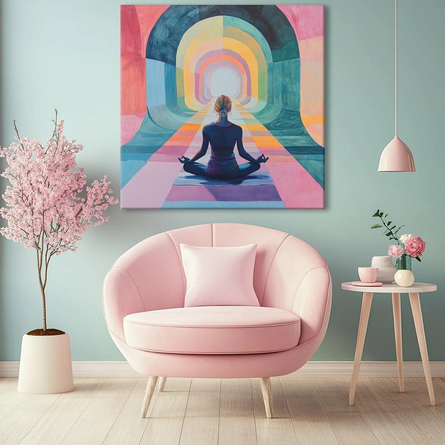 Interstellar Meditation Canvas Print Robussi