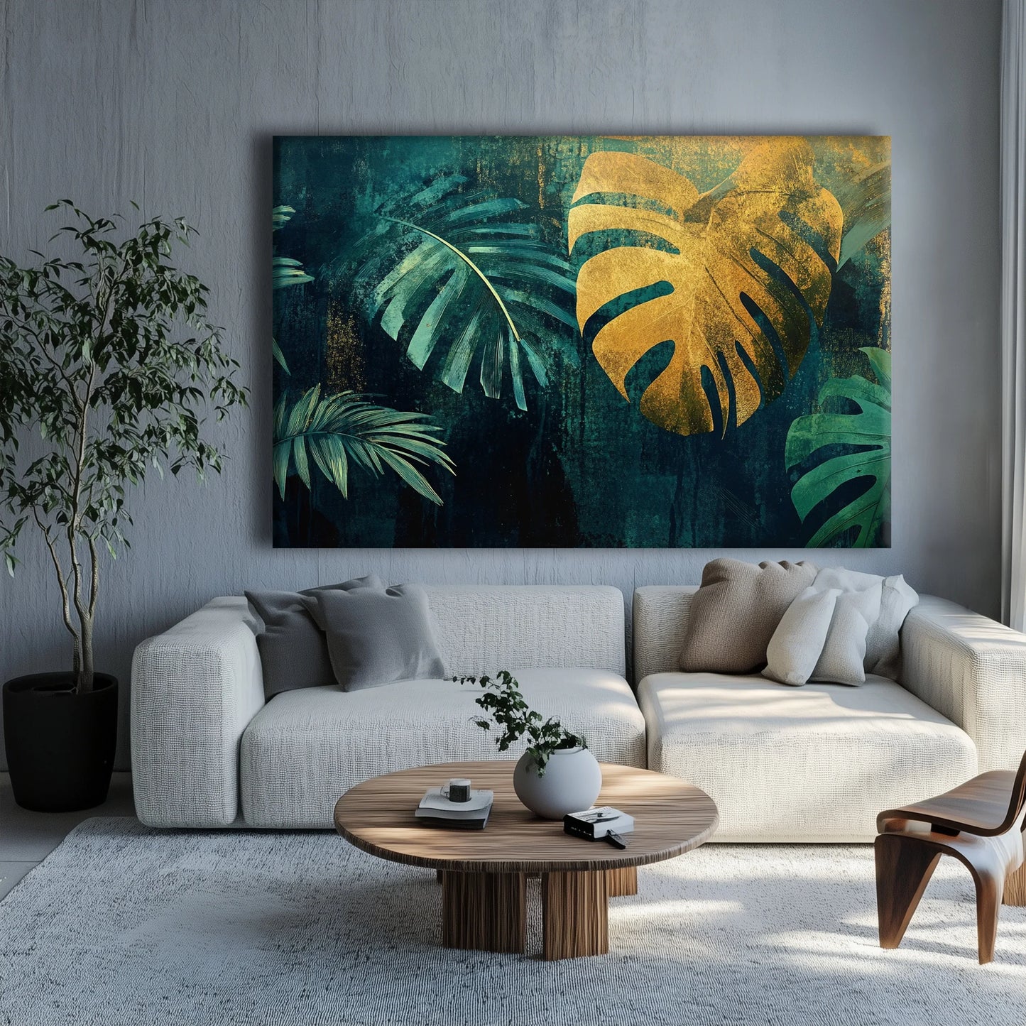 Into the Shadows Canvas Print Robussi