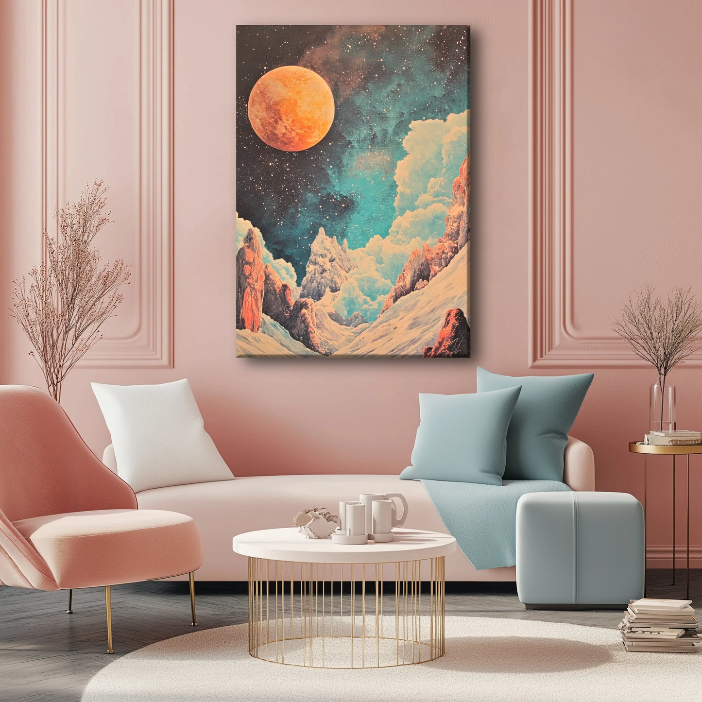 Into the Space Canvas Print Robussi