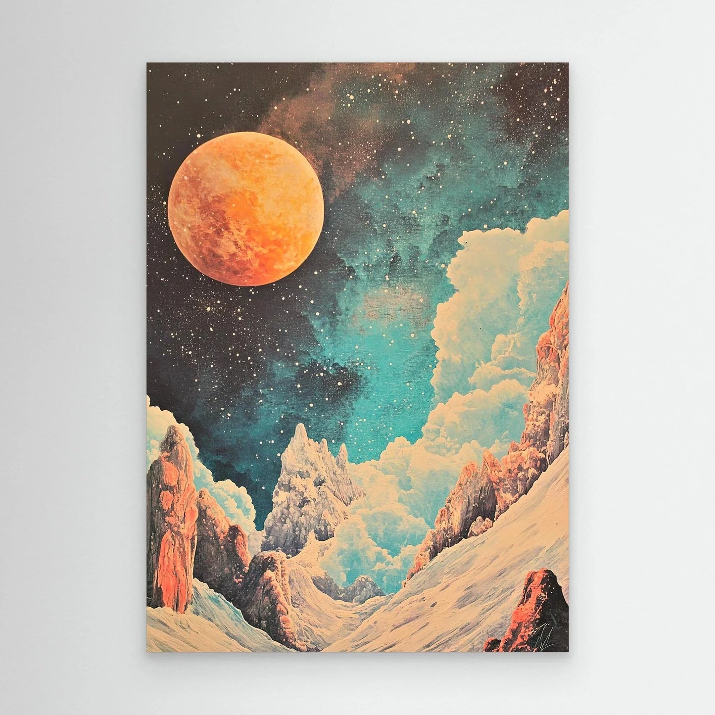 Into the Space Canvas Print Robussi
