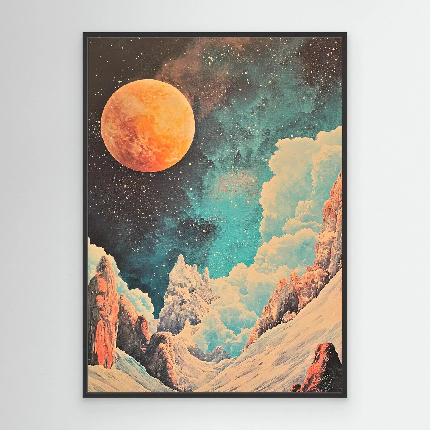 Into the Space Canvas Print Robussi