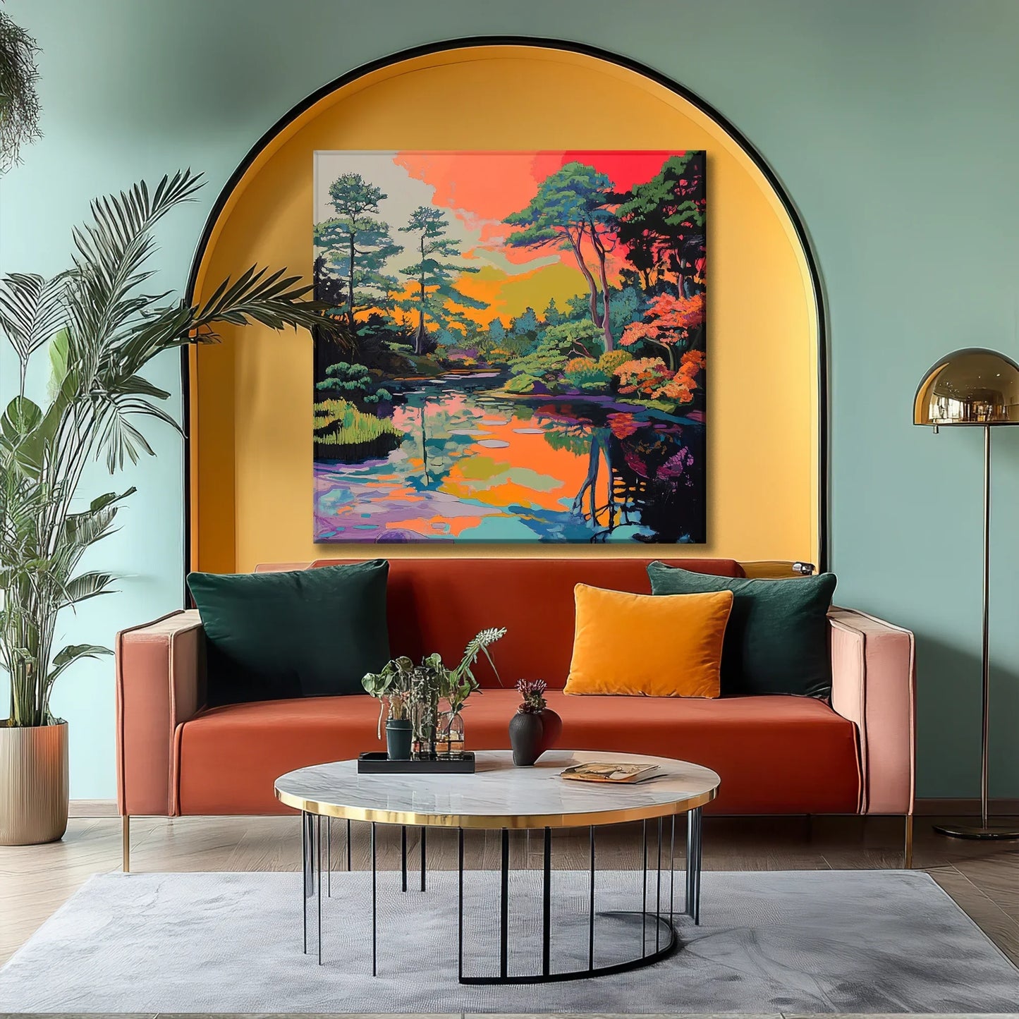 Jungle Frenzy Canvas Print Robussi