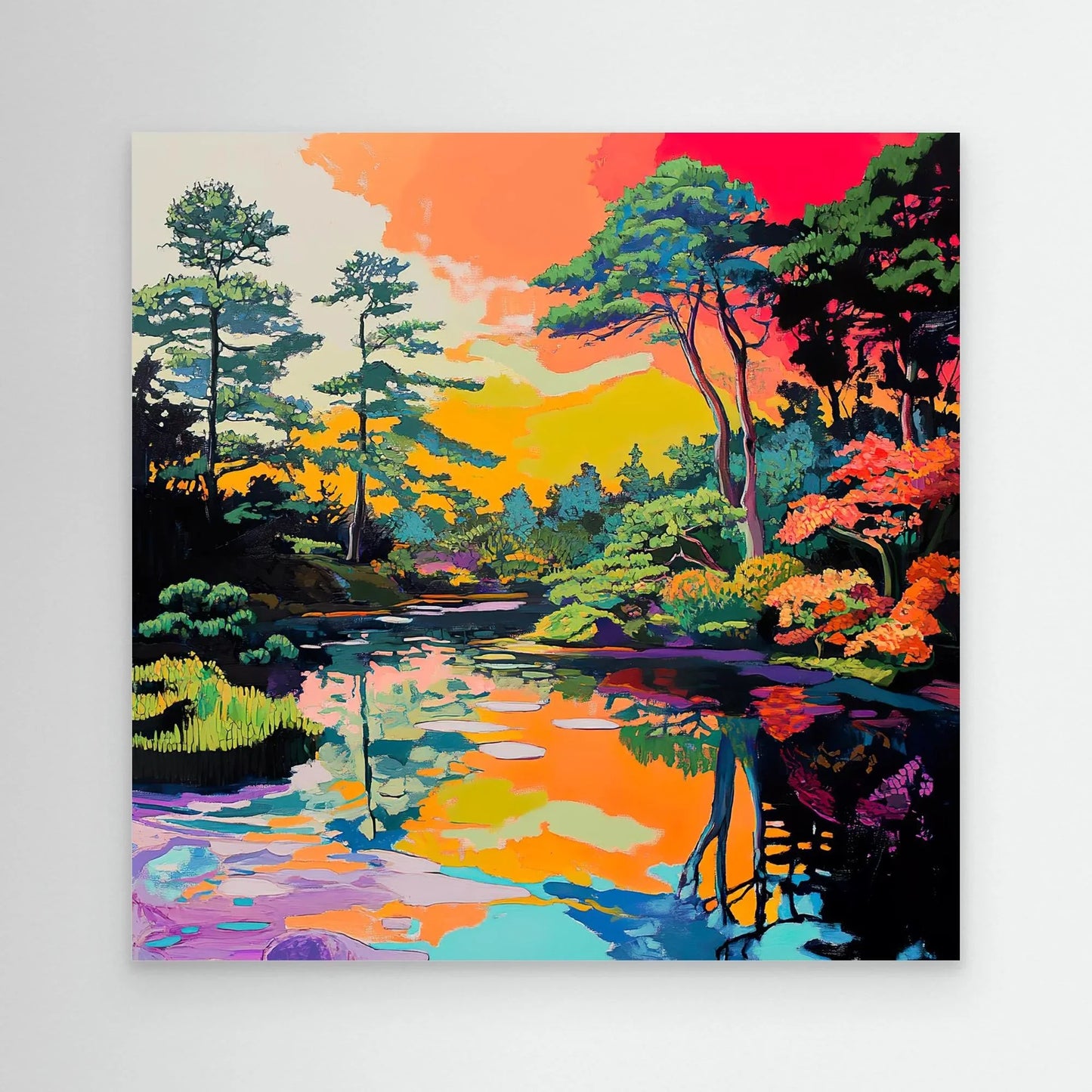 Jungle Frenzy Canvas Print Robussi