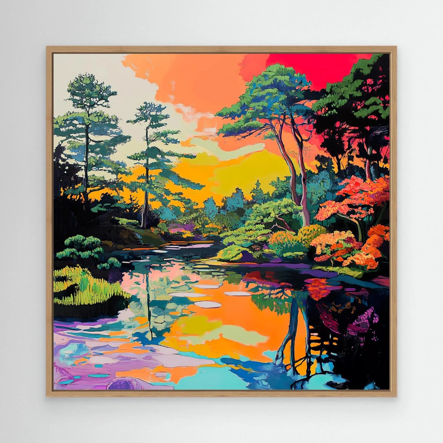 Jungle Frenzy Canvas Print Robussi