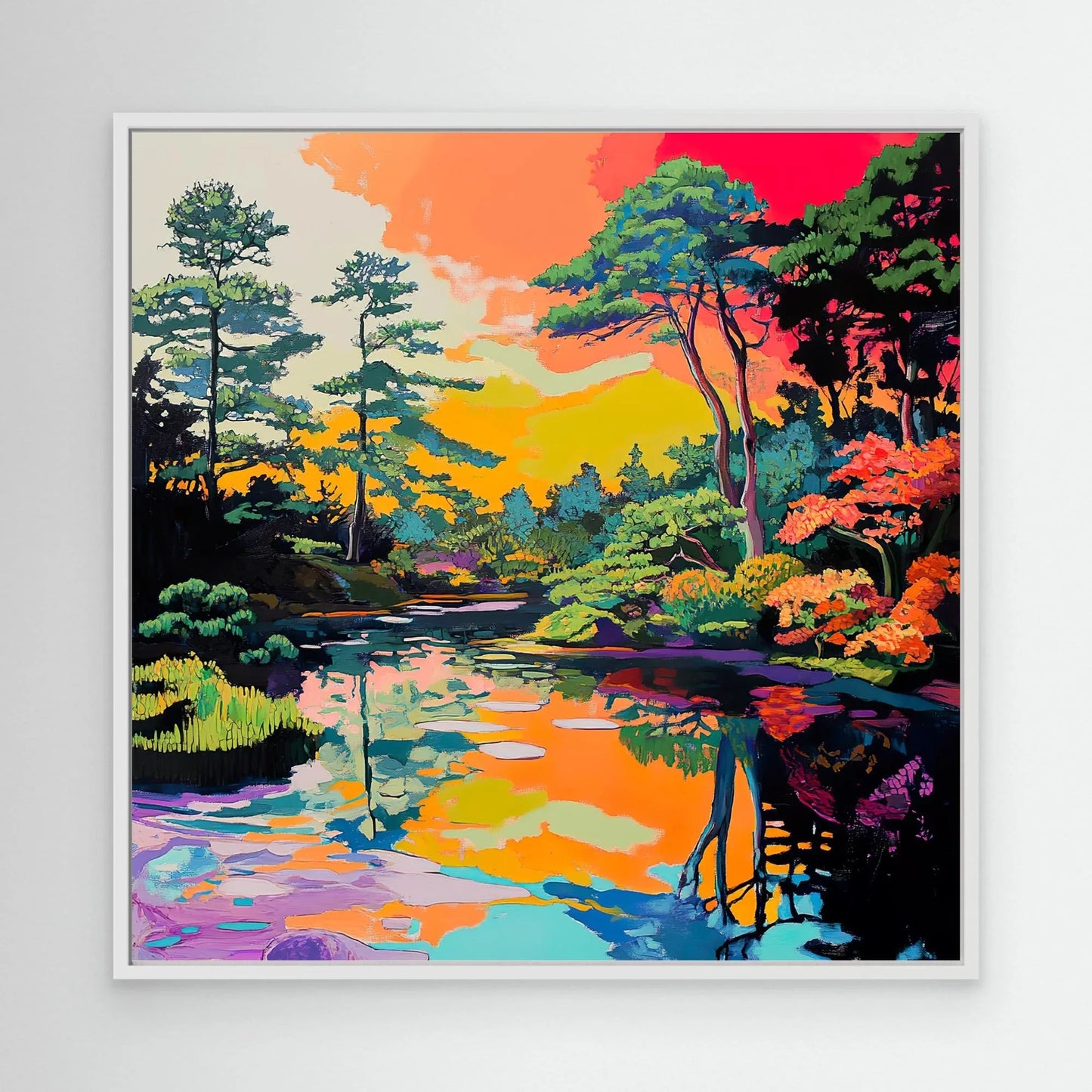 Jungle Frenzy Canvas Print Robussi