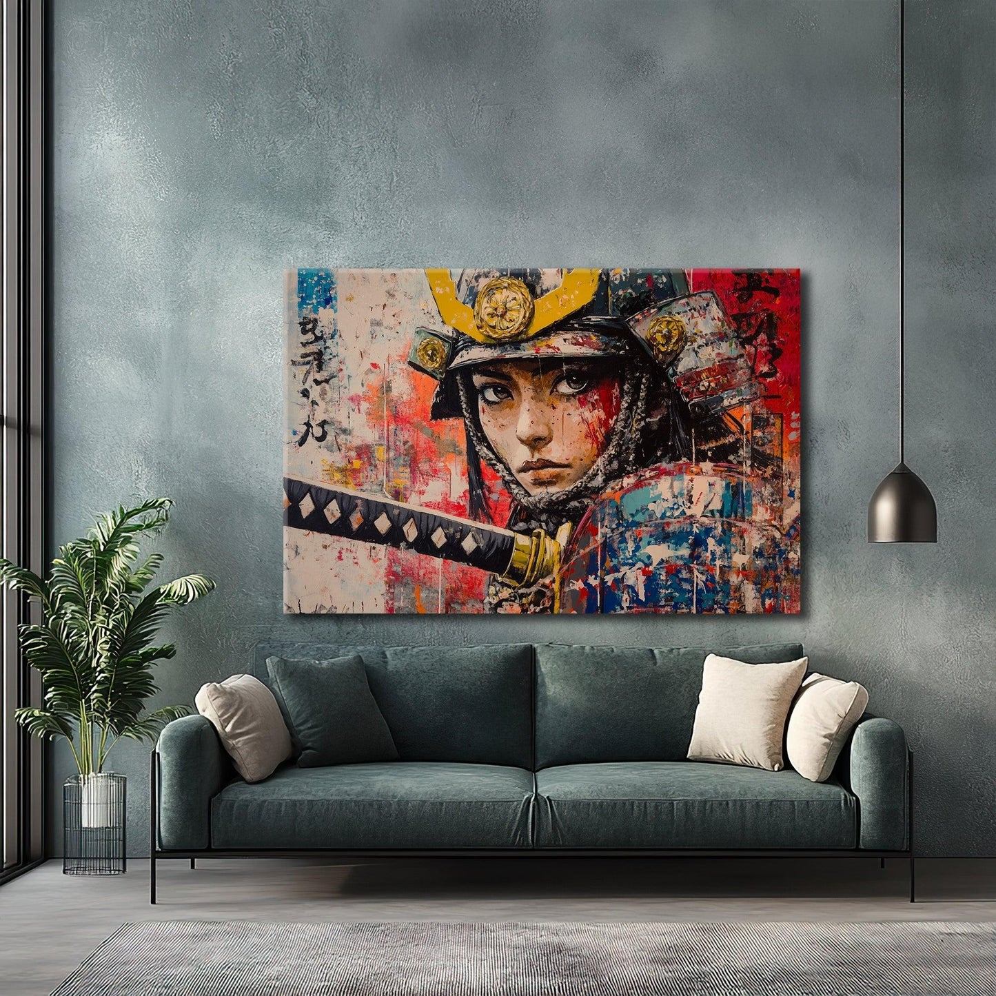 Lady Blade Canvas Print Robussi
