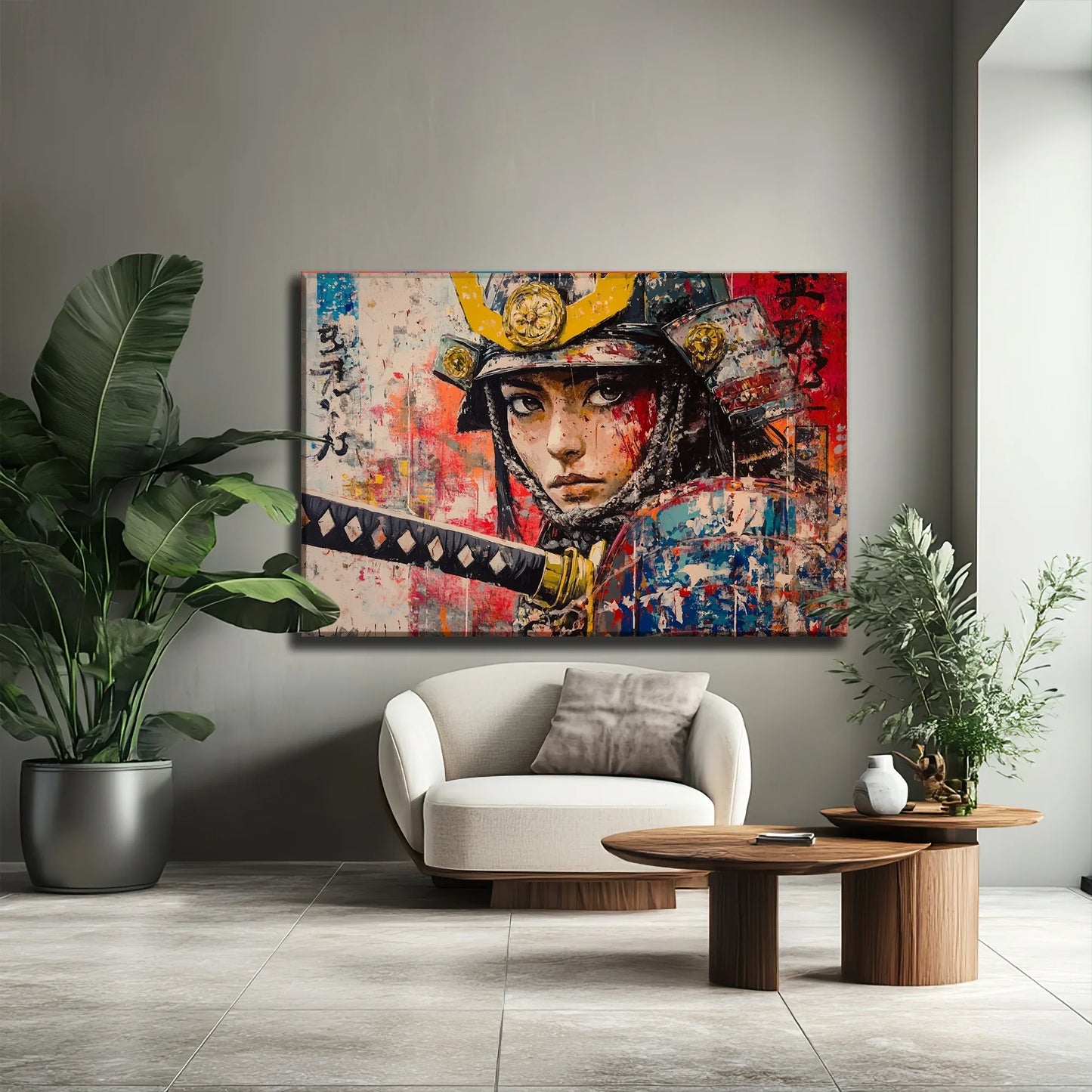 Lady Blade Canvas Print Robussi