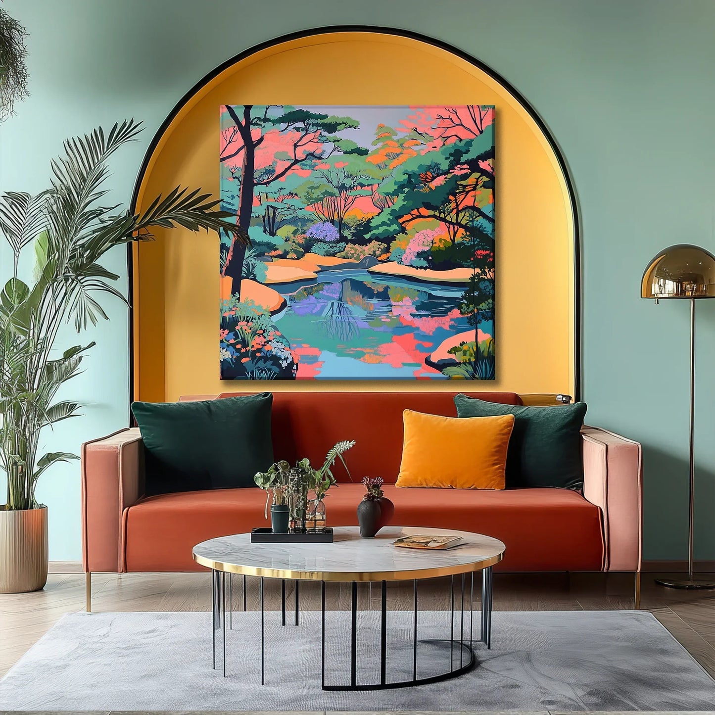 Lake of Colours Canvas Print Robussi