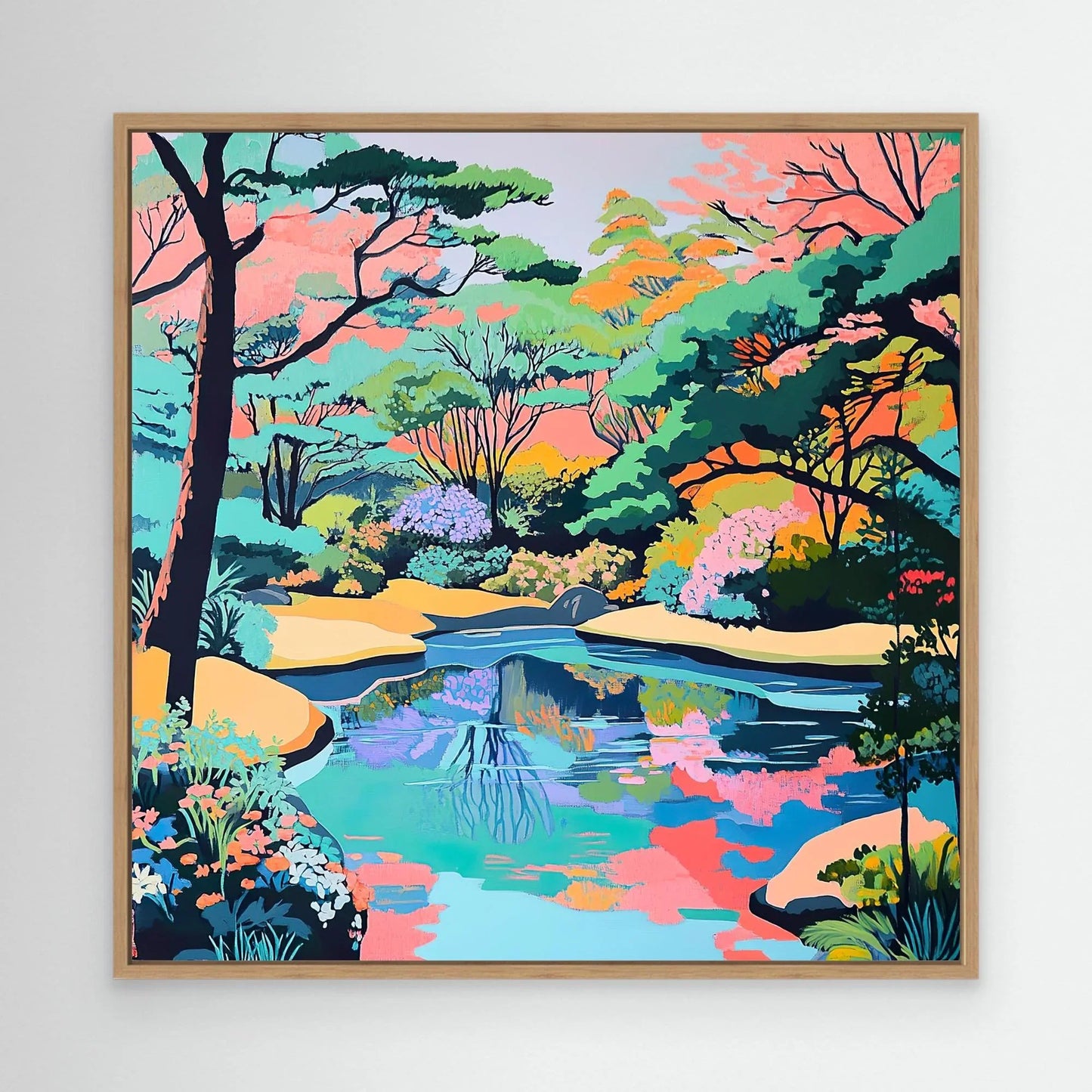 Lake of Colours Canvas Print Robussi