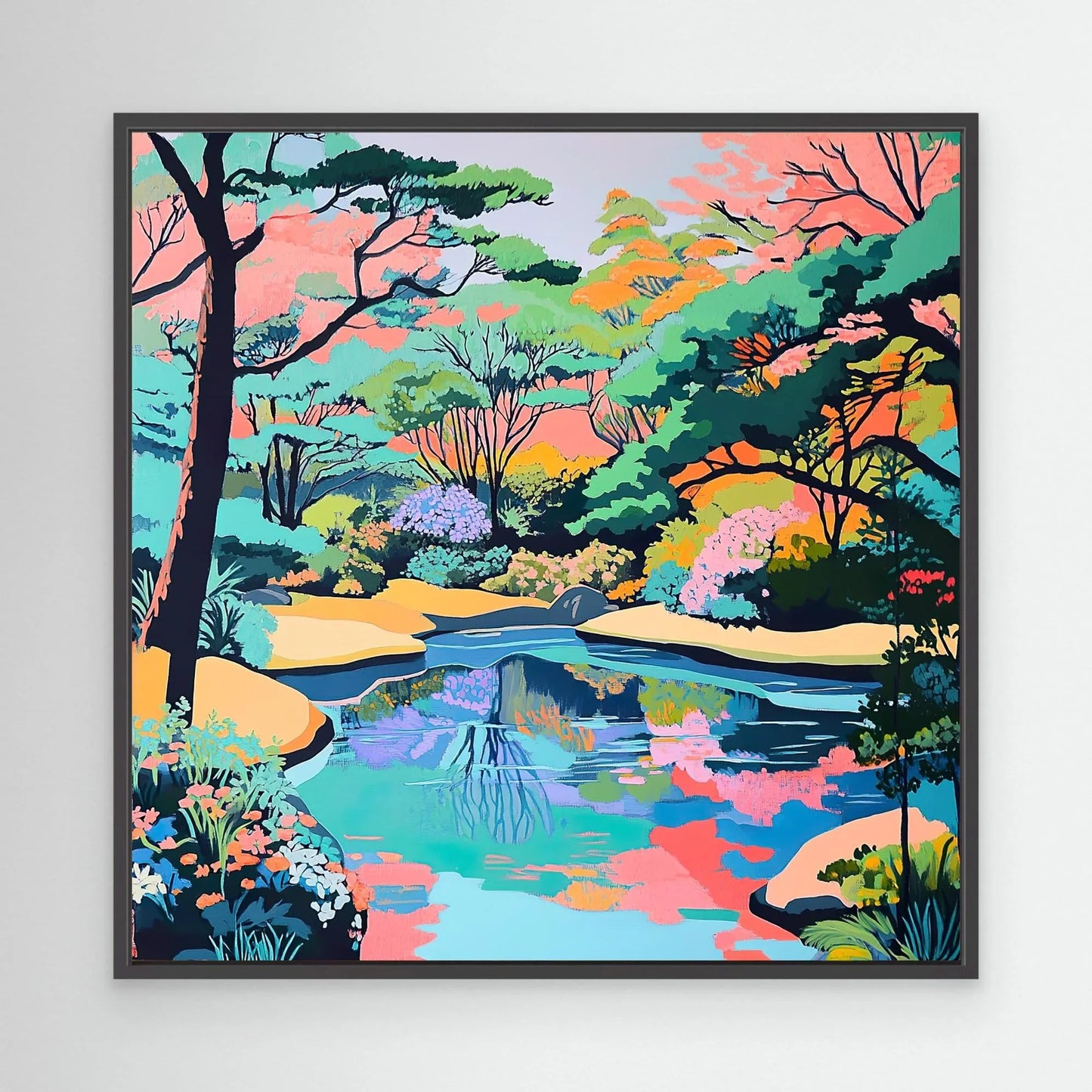 Lake of Colours Canvas Print Robussi