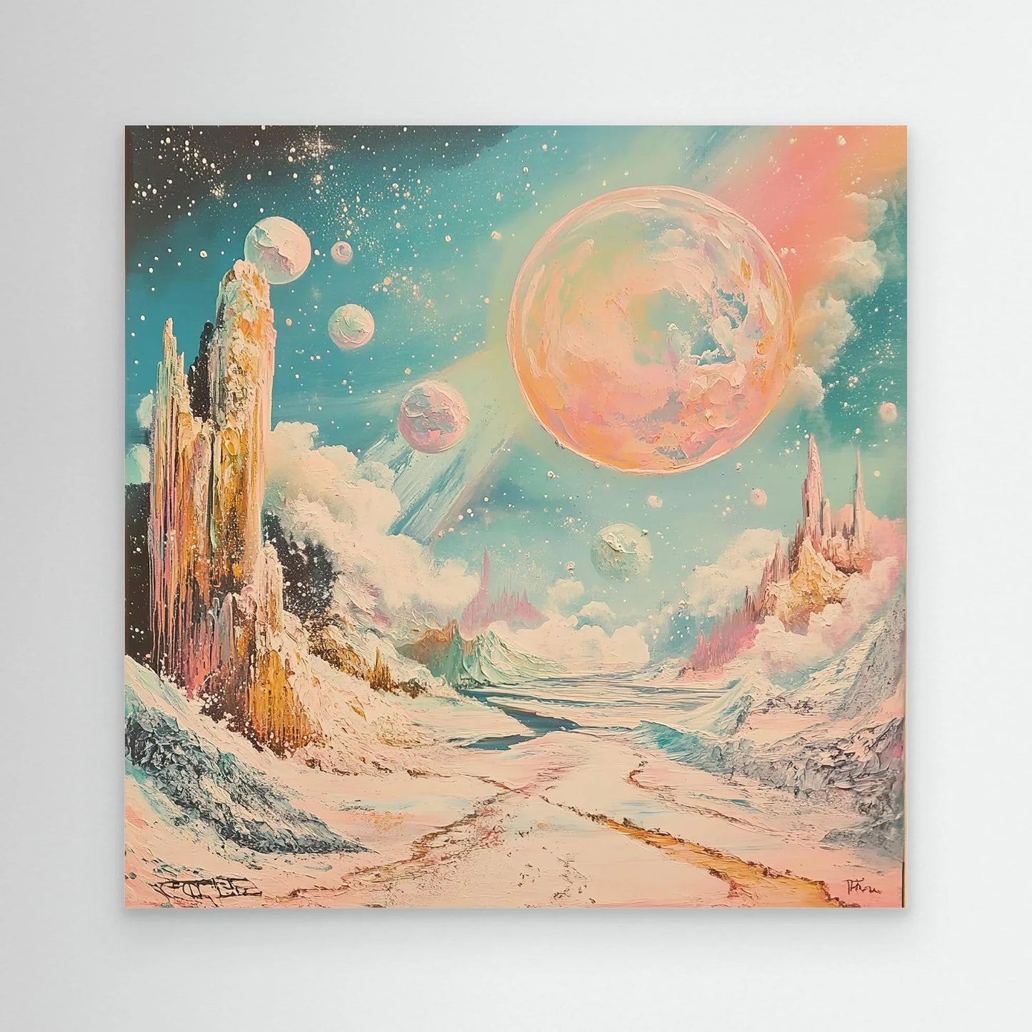 Light Globe Canvas Print Robussi
