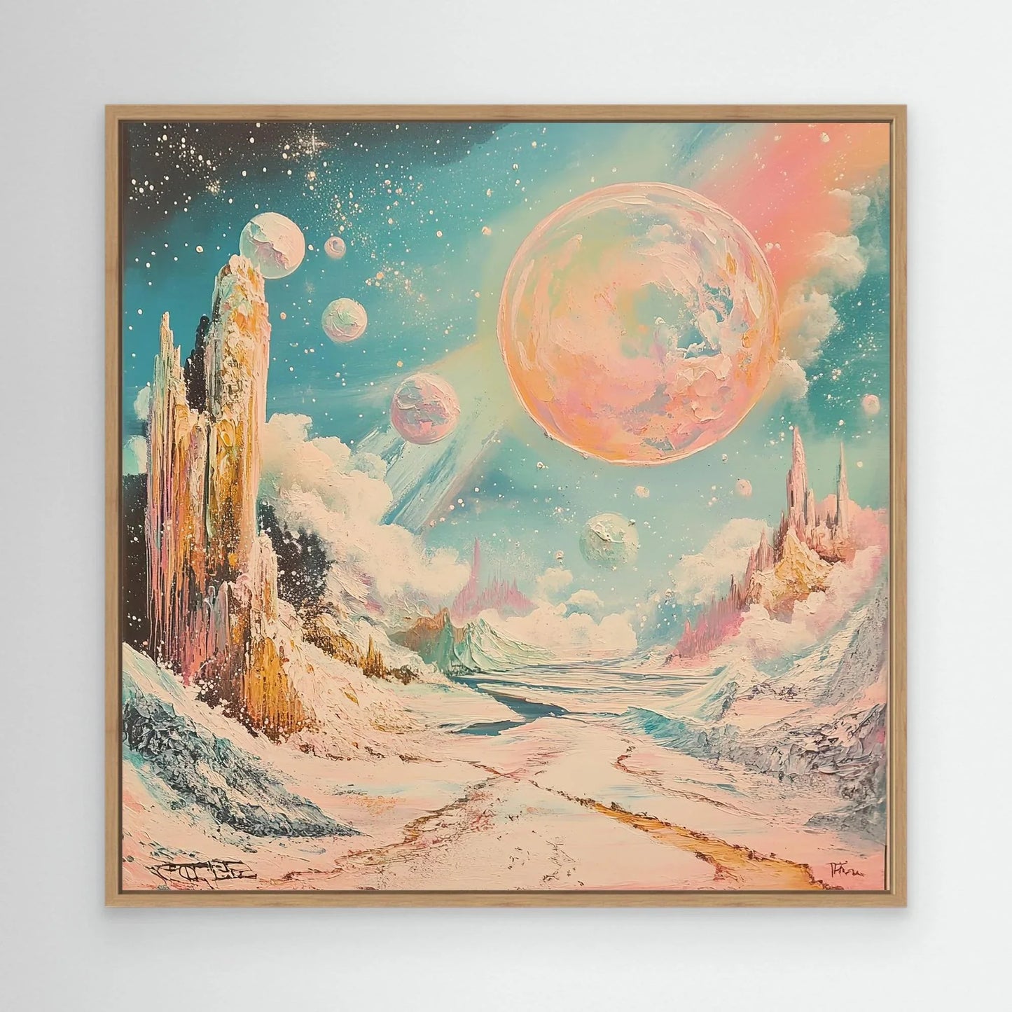 Light Globe Canvas Print Robussi