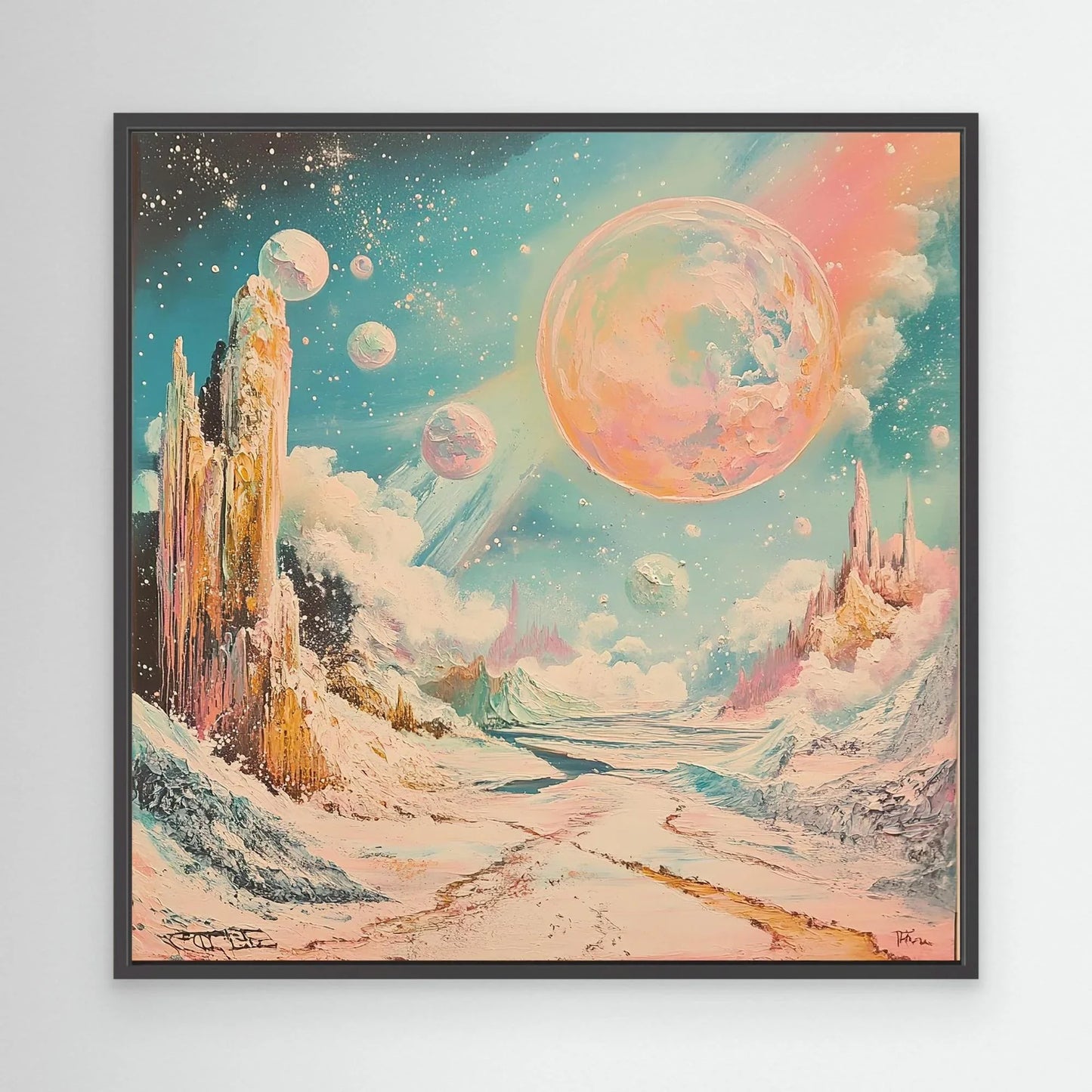Light Globe Canvas Print Robussi