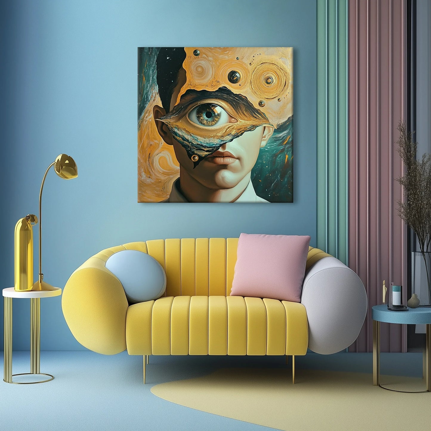Look at Me Canvas Print Robussi