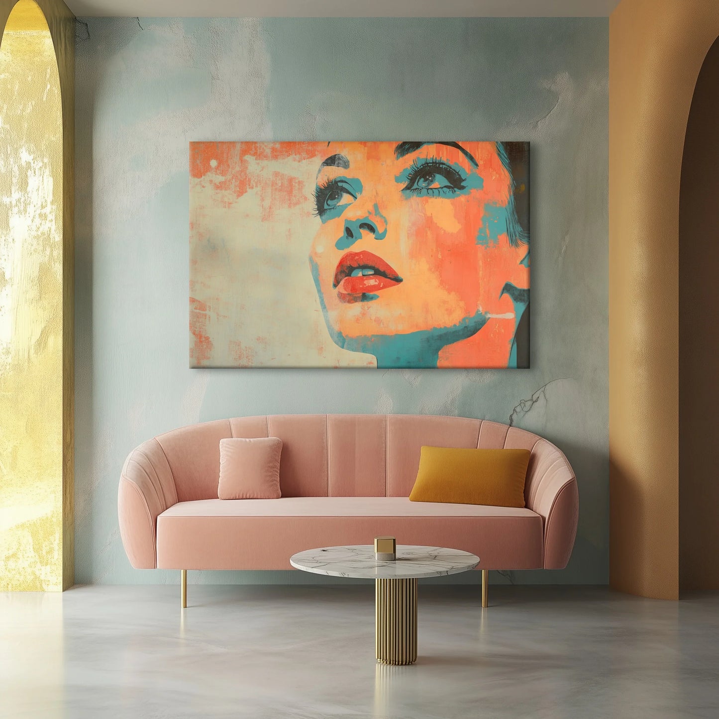 Look of Hope Canvas Print Robussi