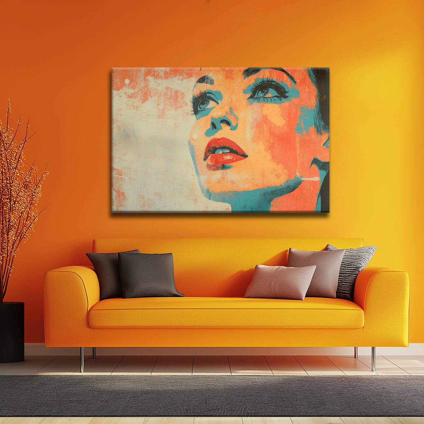 Look of Hope Canvas Print Robussi
