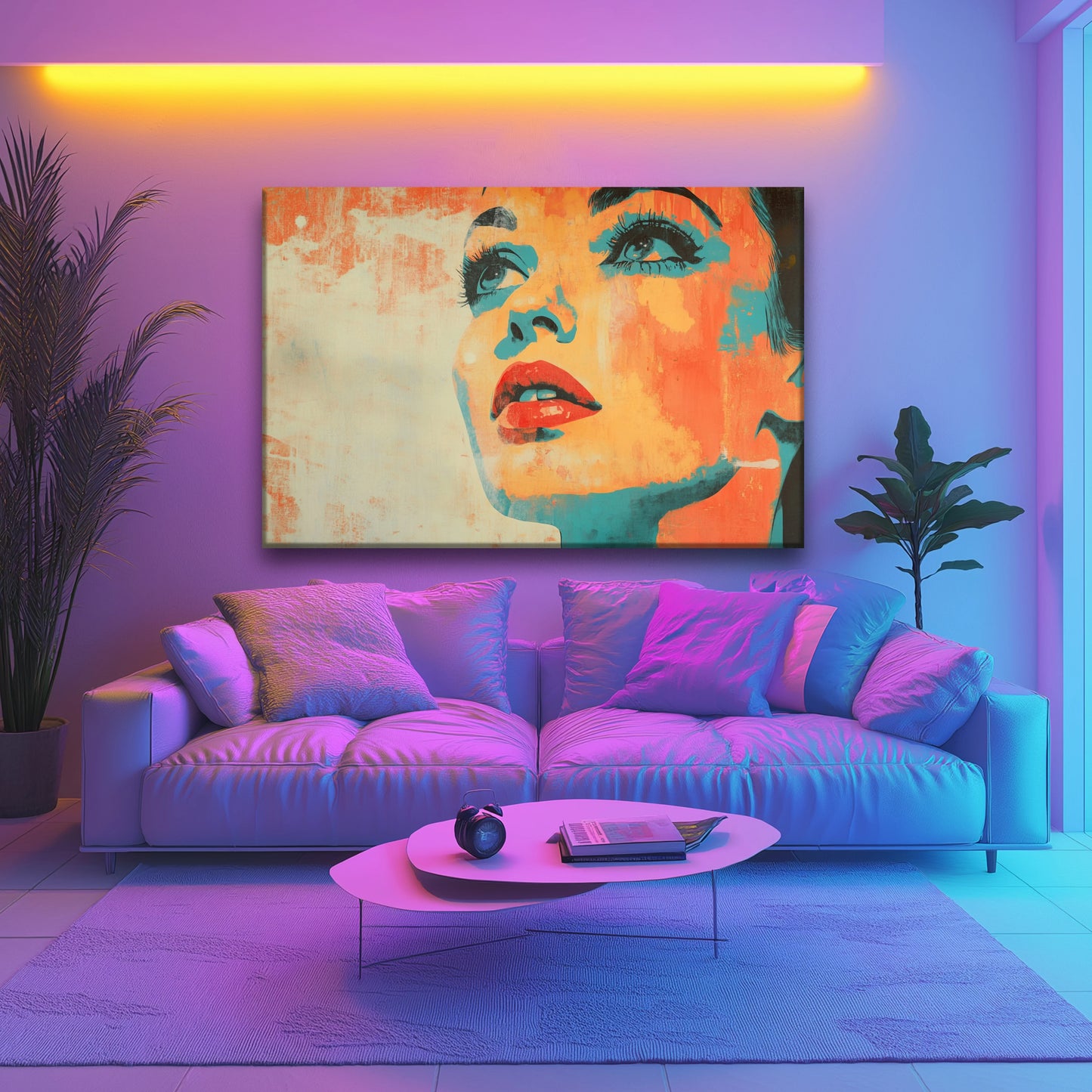 Look of Hope Canvas Print Robussi