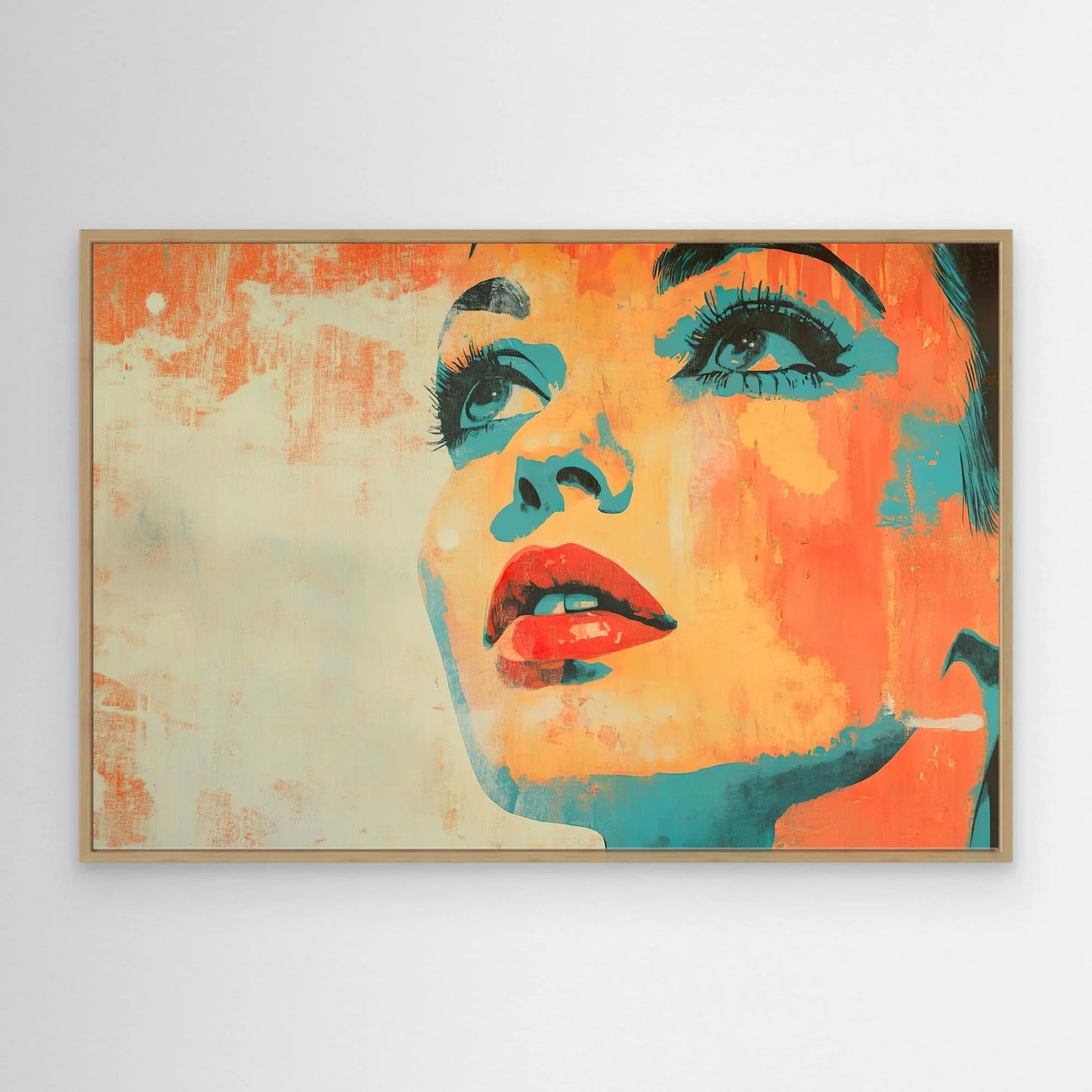 Look of Hope Canvas Print Robussi