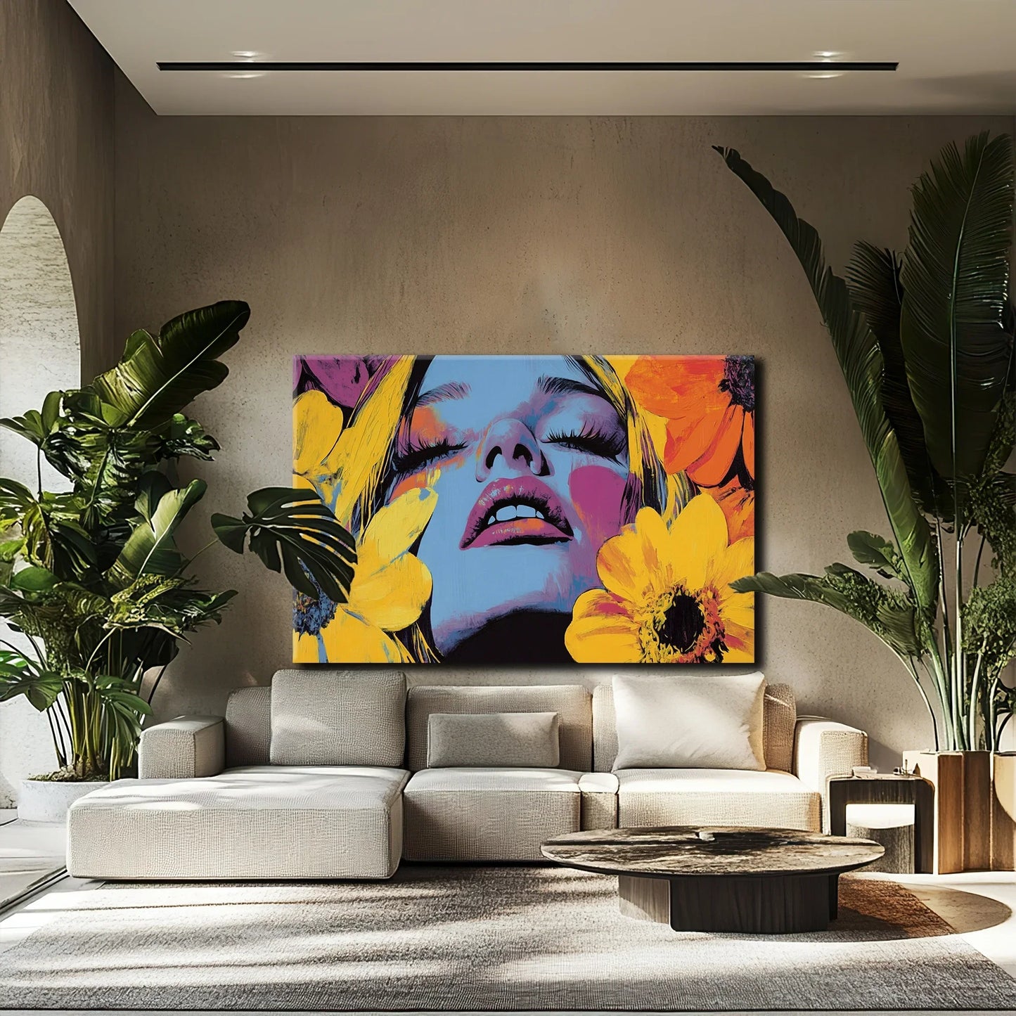 Lost in the Garden Canvas Print Robussi