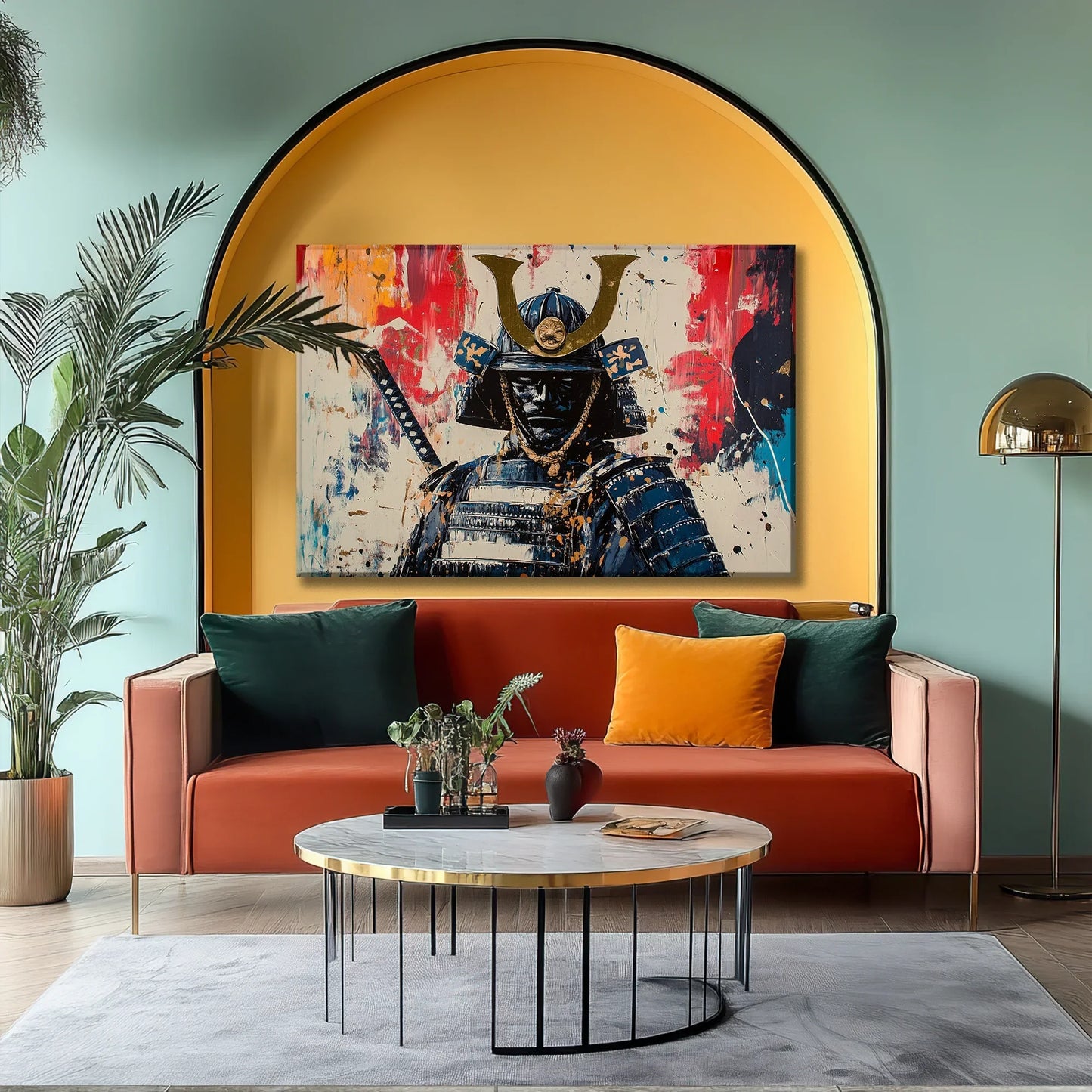Masked Hunter Canvas Print Robussi