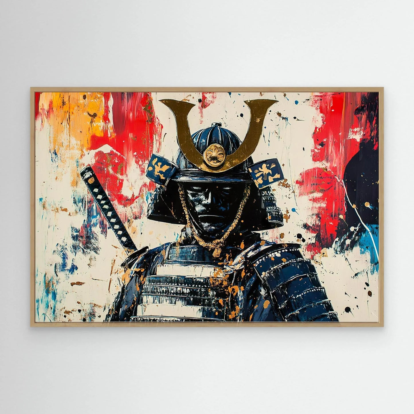 Masked Hunter Canvas Print Robussi