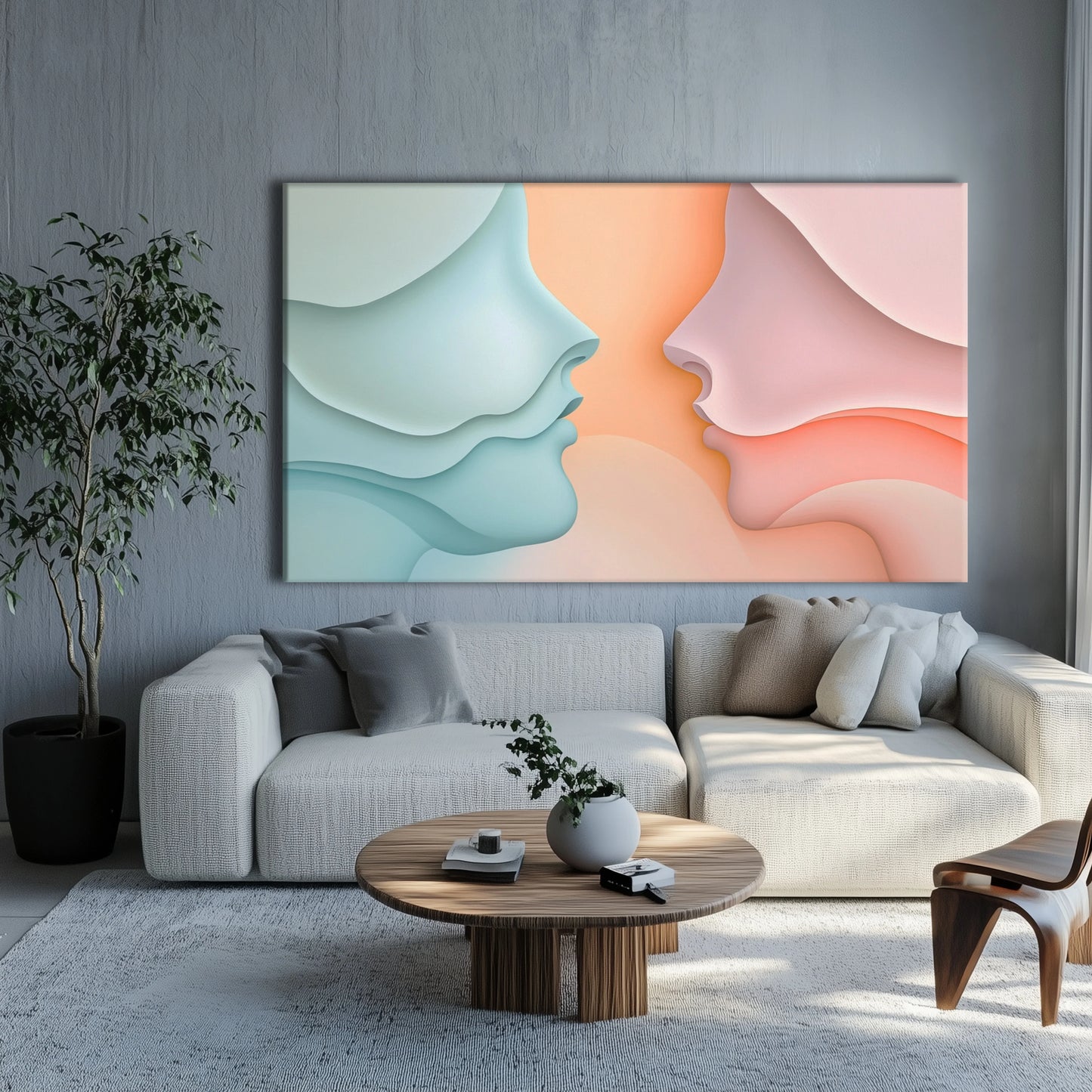 Melted Feelings Canvas Print Robussi
