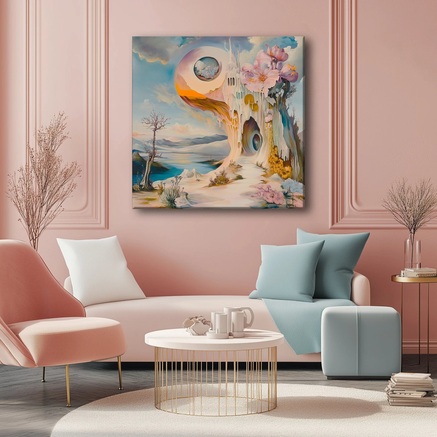 Melting Point Canvas Print Printumo