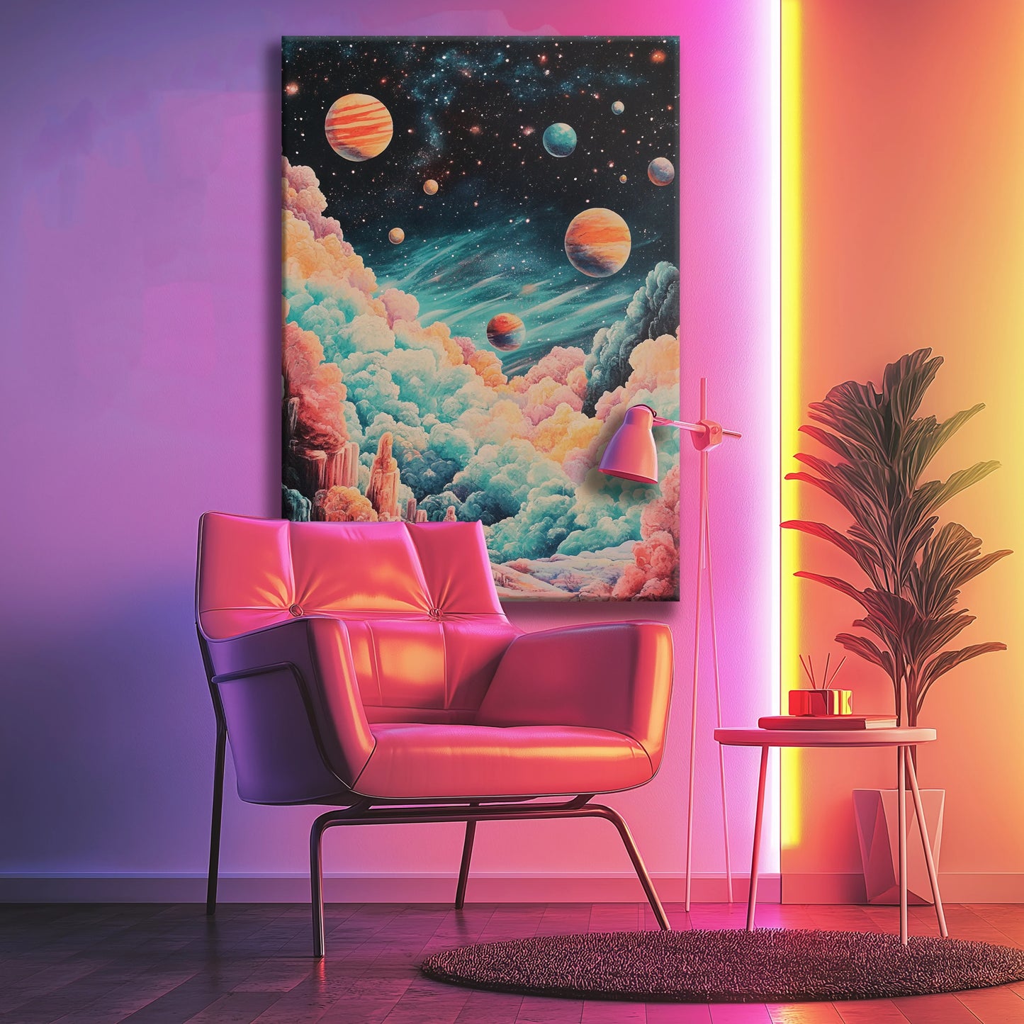 Middle of the Galaxy Canvas Print Robussi