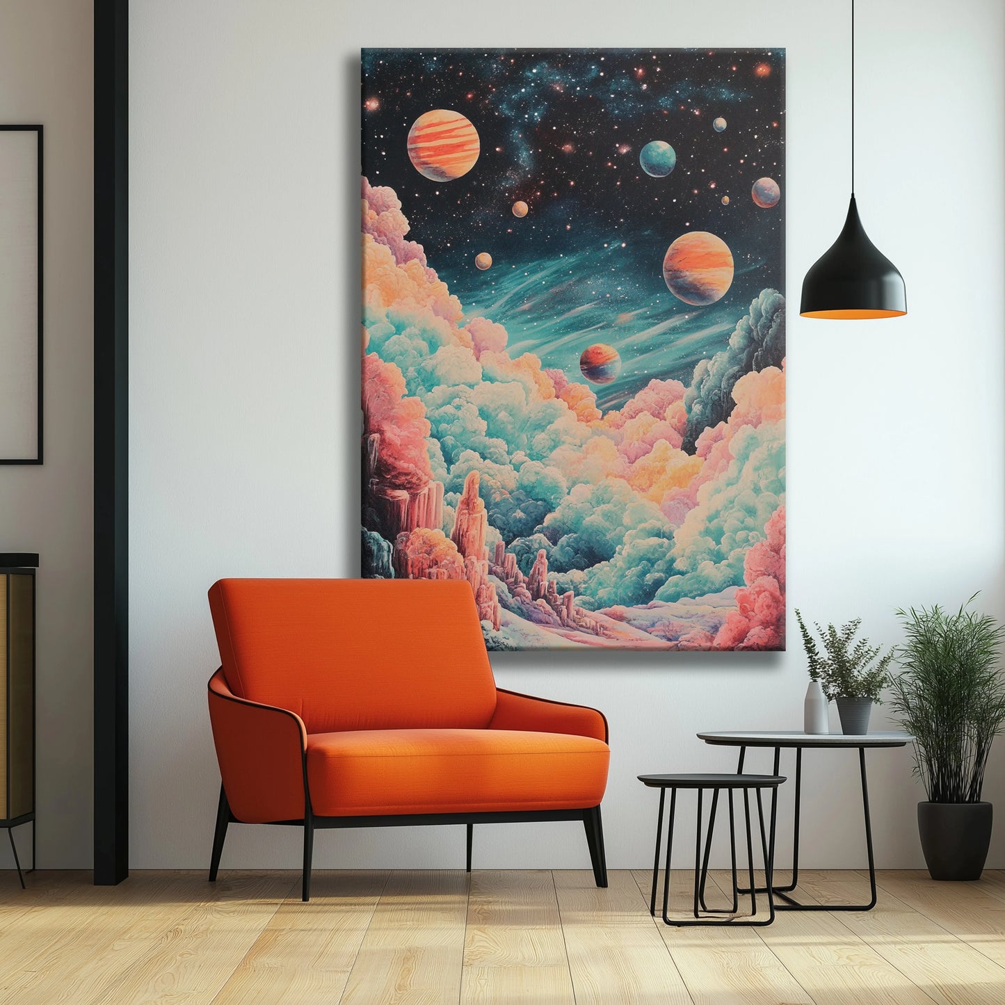 Middle of the Galaxy Canvas Print Robussi