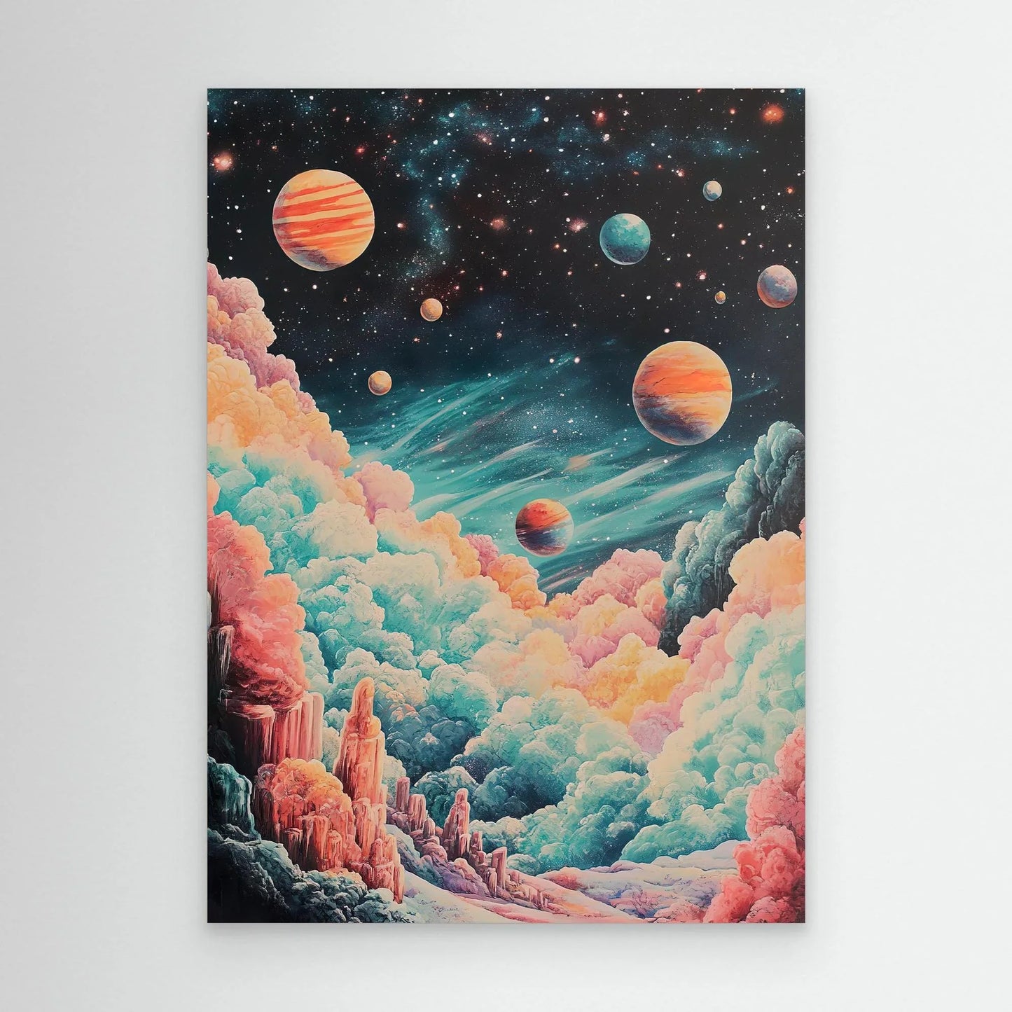 Middle of the Galaxy Canvas Print Robussi