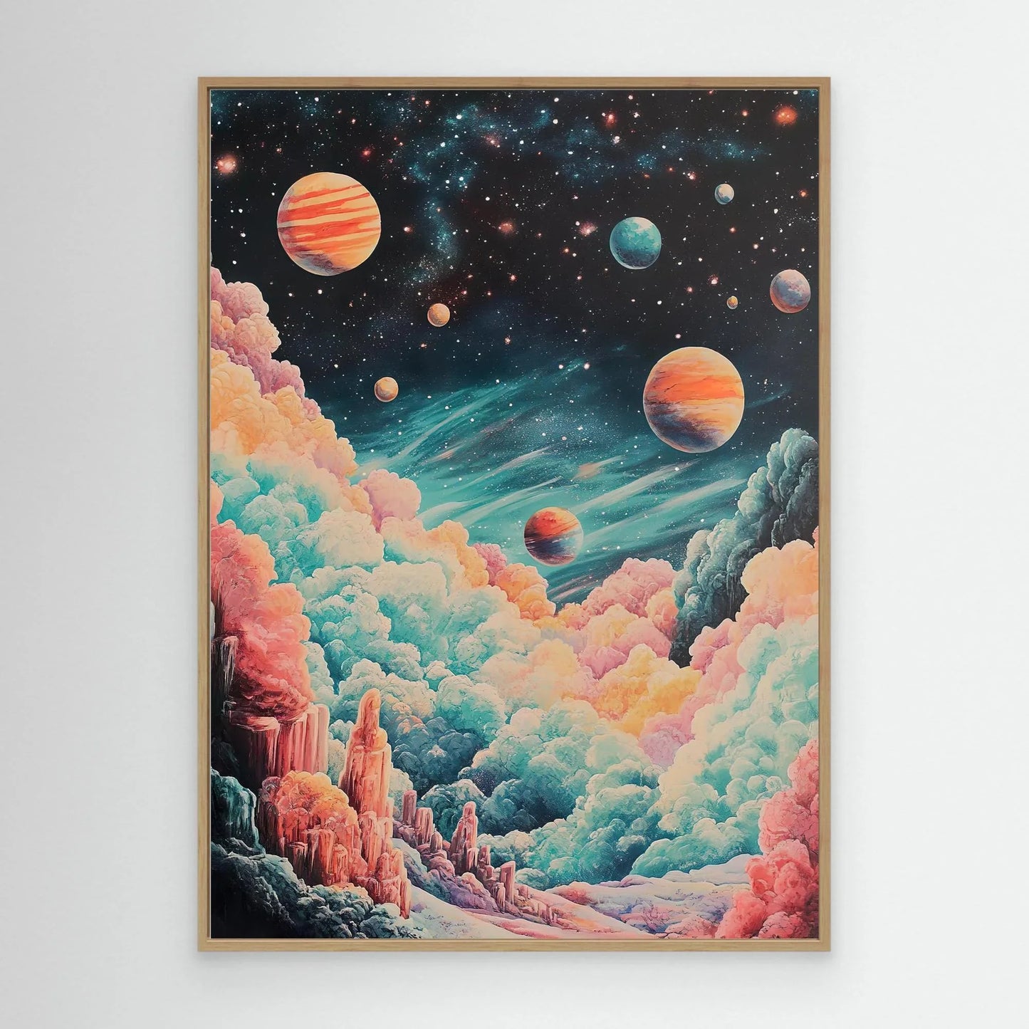 Middle of the Galaxy Canvas Print Robussi