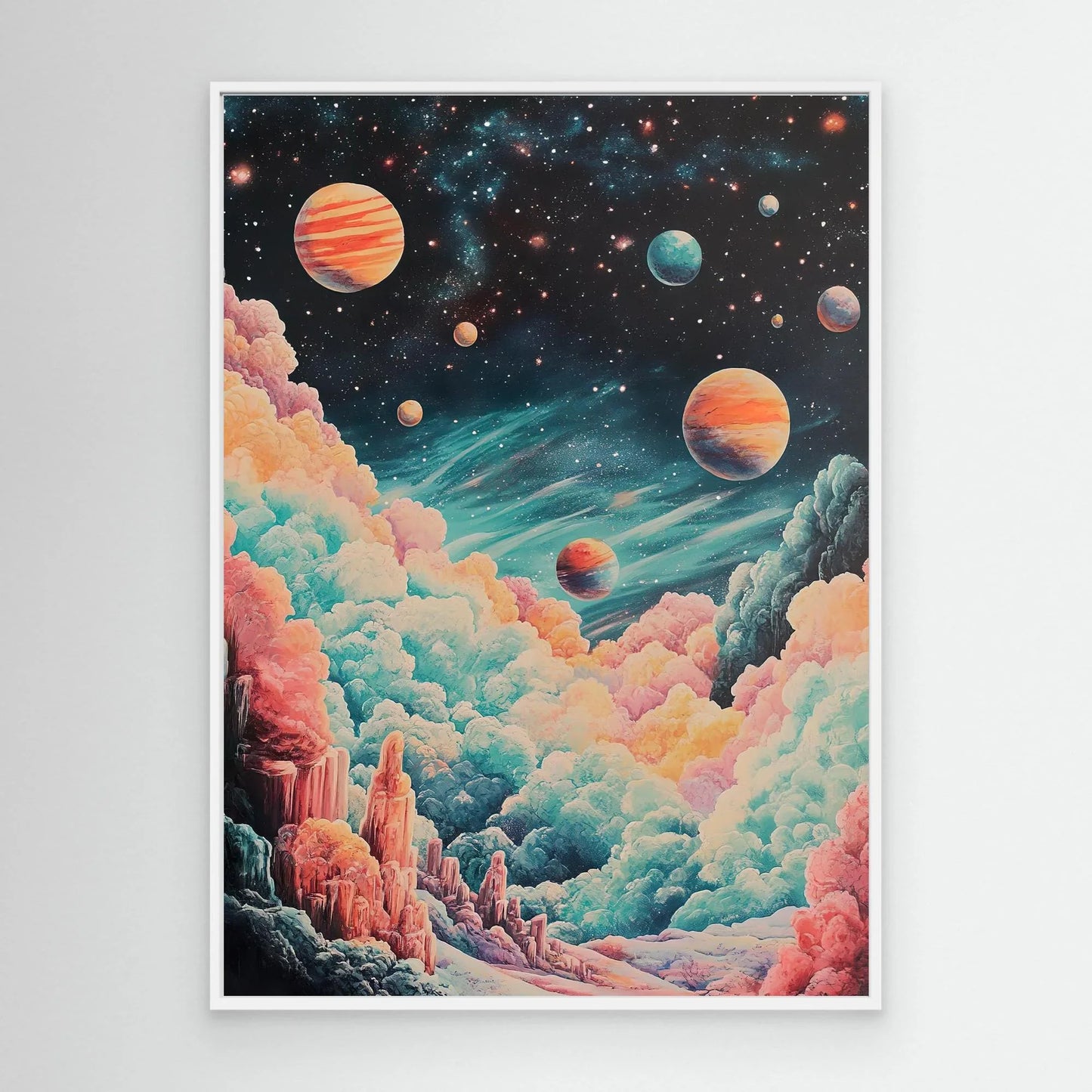 Middle of the Galaxy Canvas Print Robussi