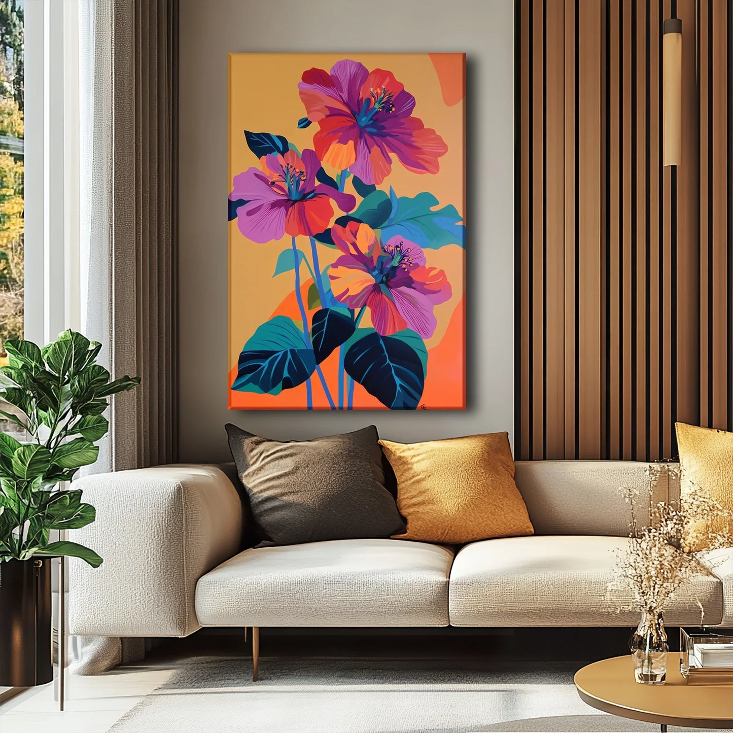 Mindful Abstraction Canvas Print Robussi
