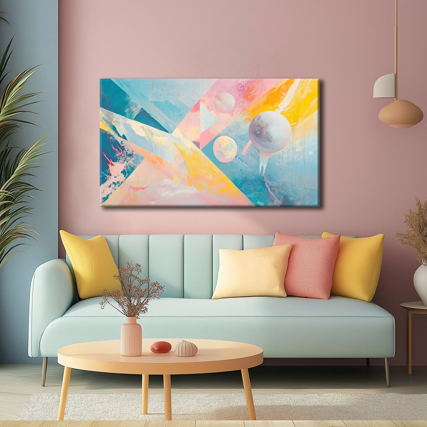 Mirror Galaxy Canvas Print Robussi