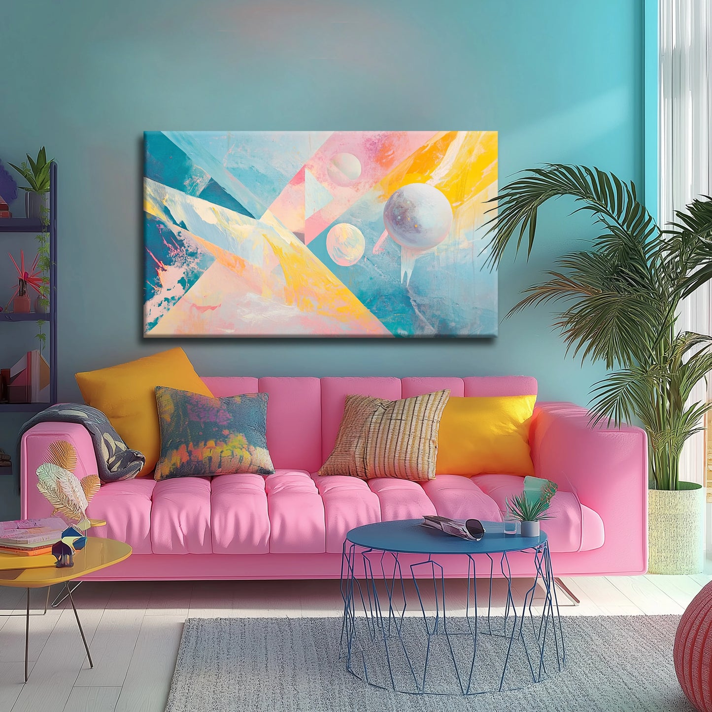 Mirror Galaxy Canvas Print Robussi