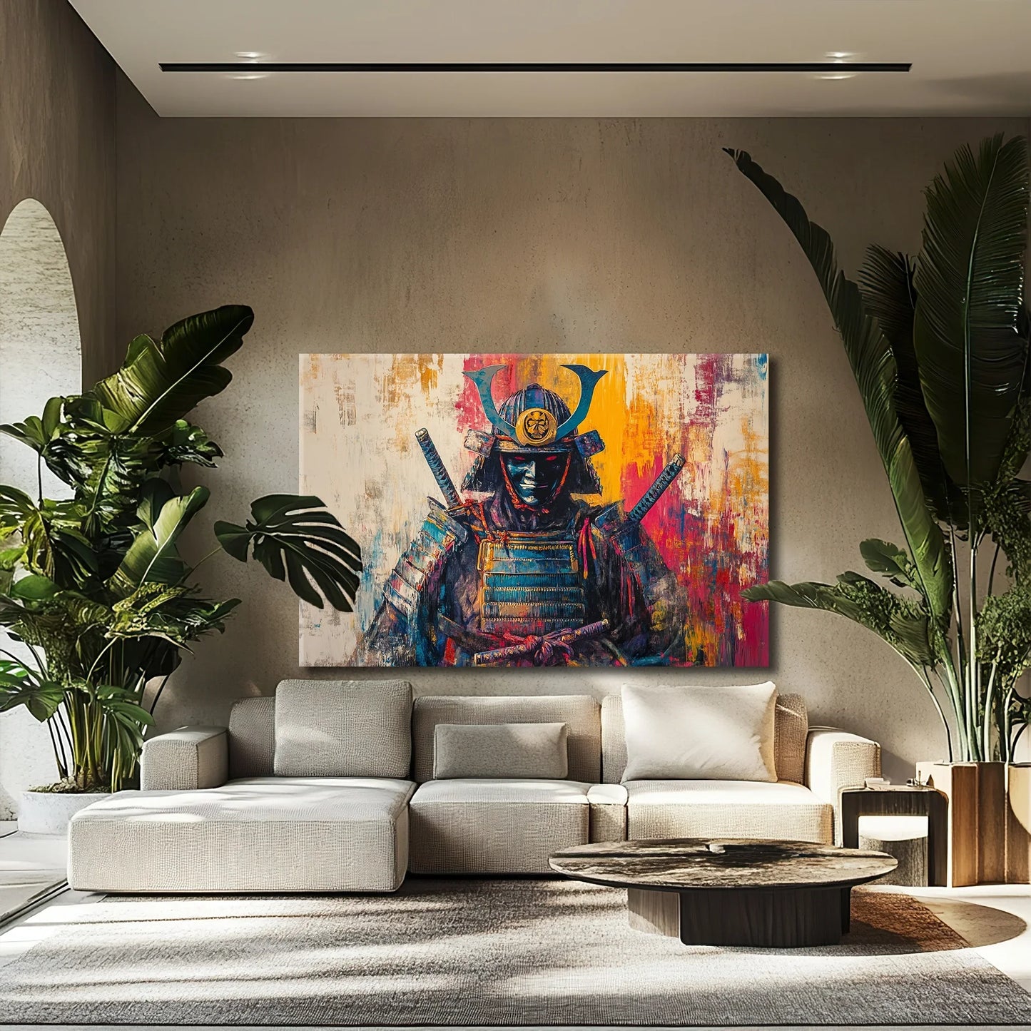 Modern Ninja Canvas Print Robussi