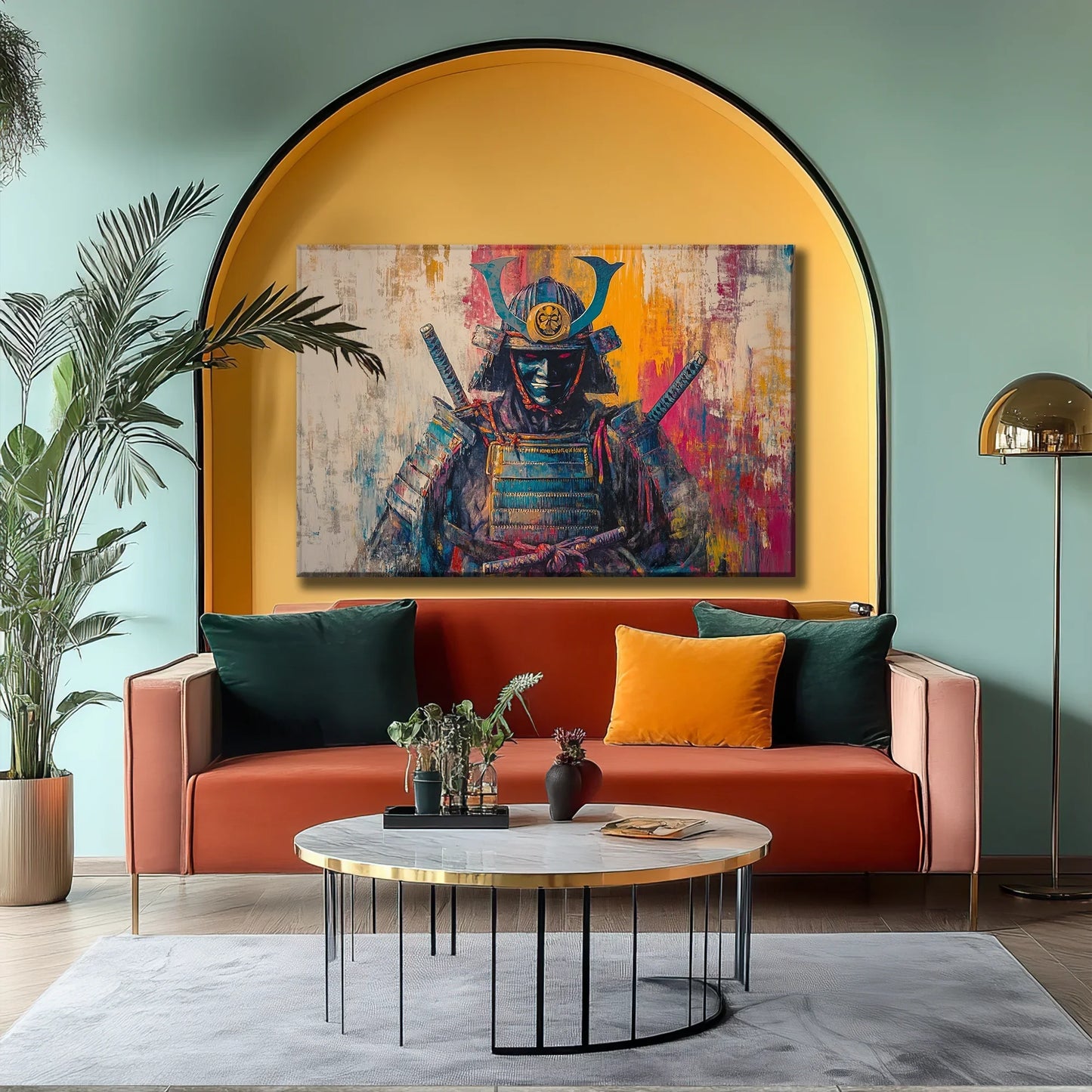 Modern Ninja Canvas Print Robussi