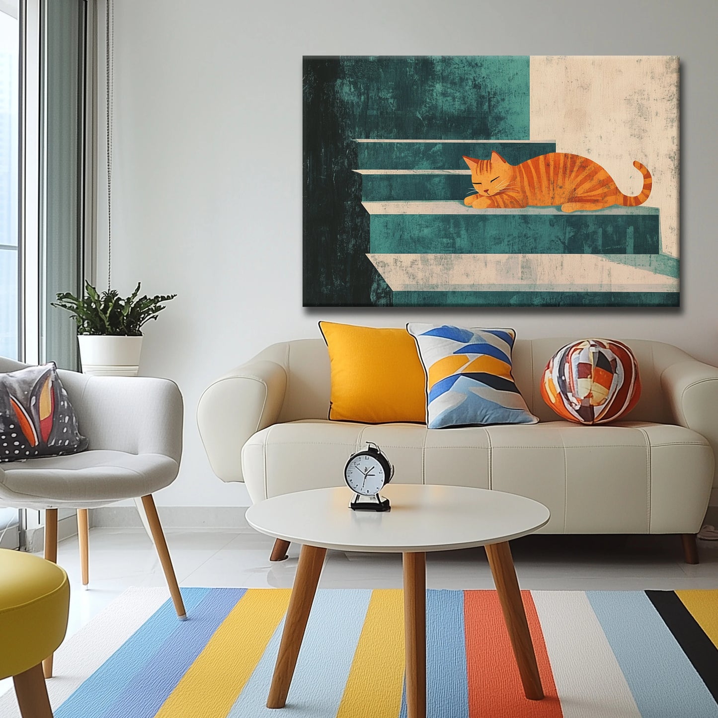 Orange and Innocent Canvas Print Robussi