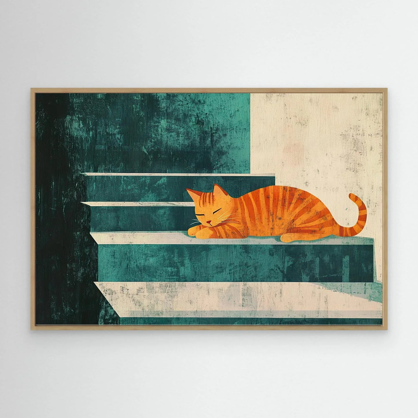 Orange and Innocent Canvas Print Robussi