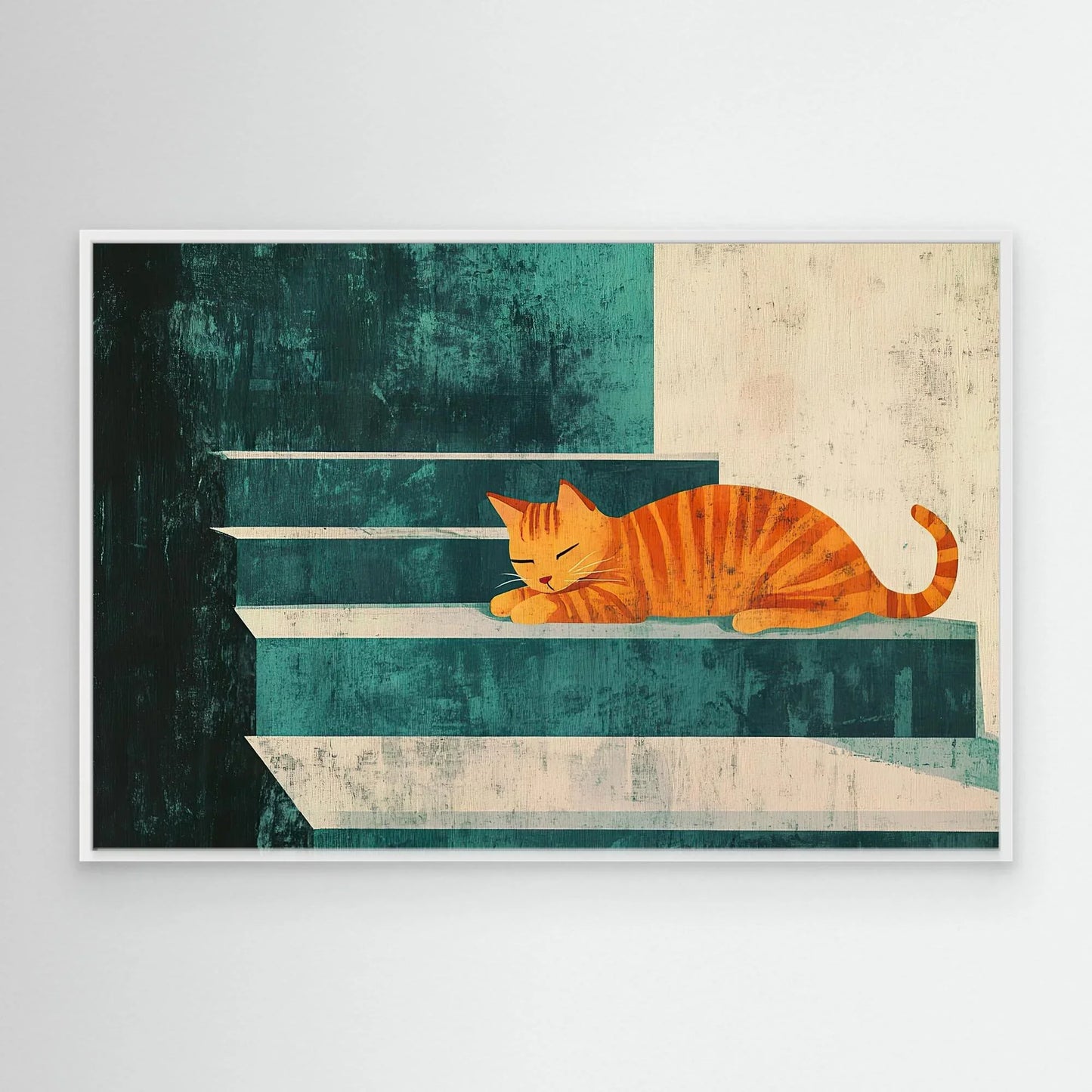 Orange and Innocent Canvas Print Robussi