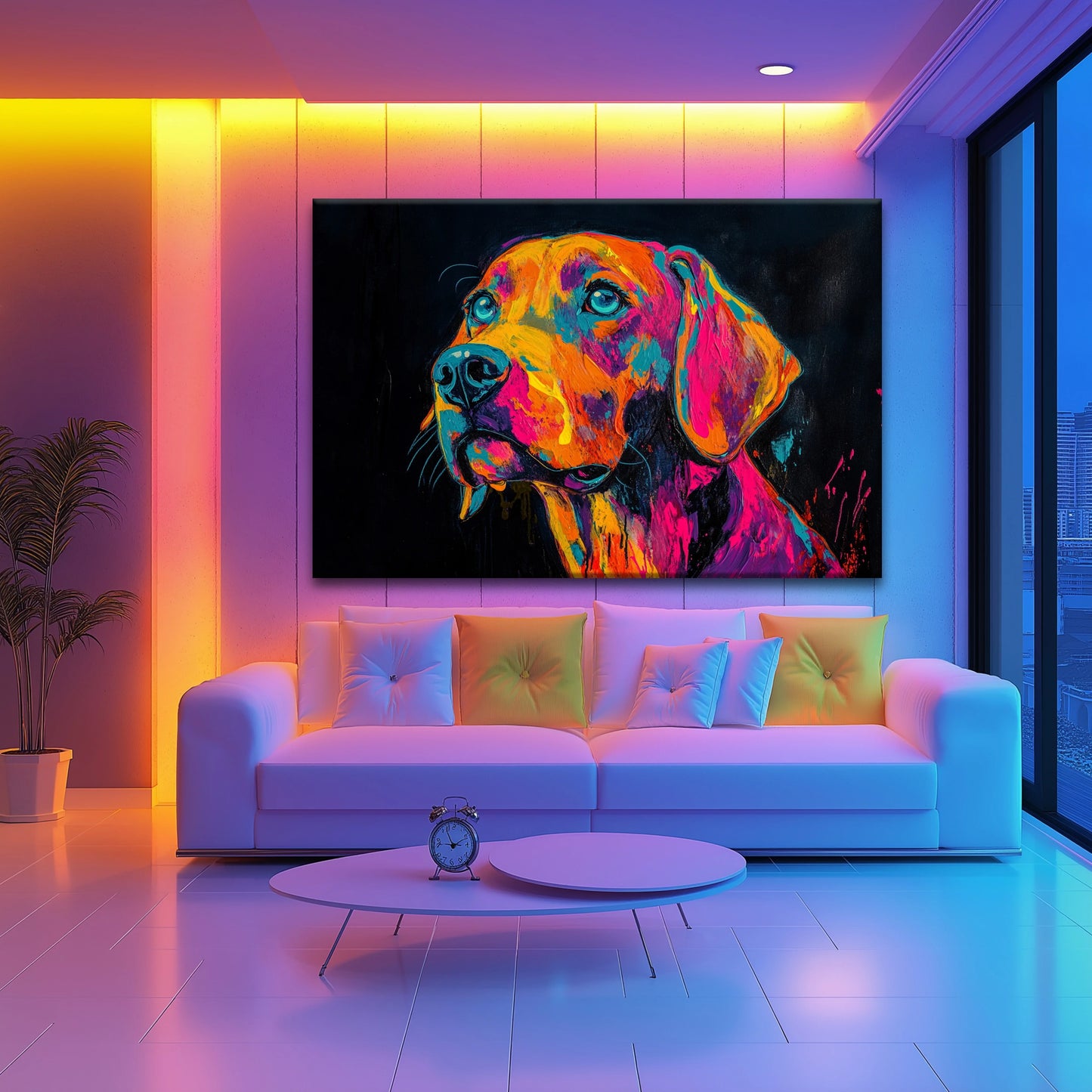 Paint it Bright Canvas Print Robussi