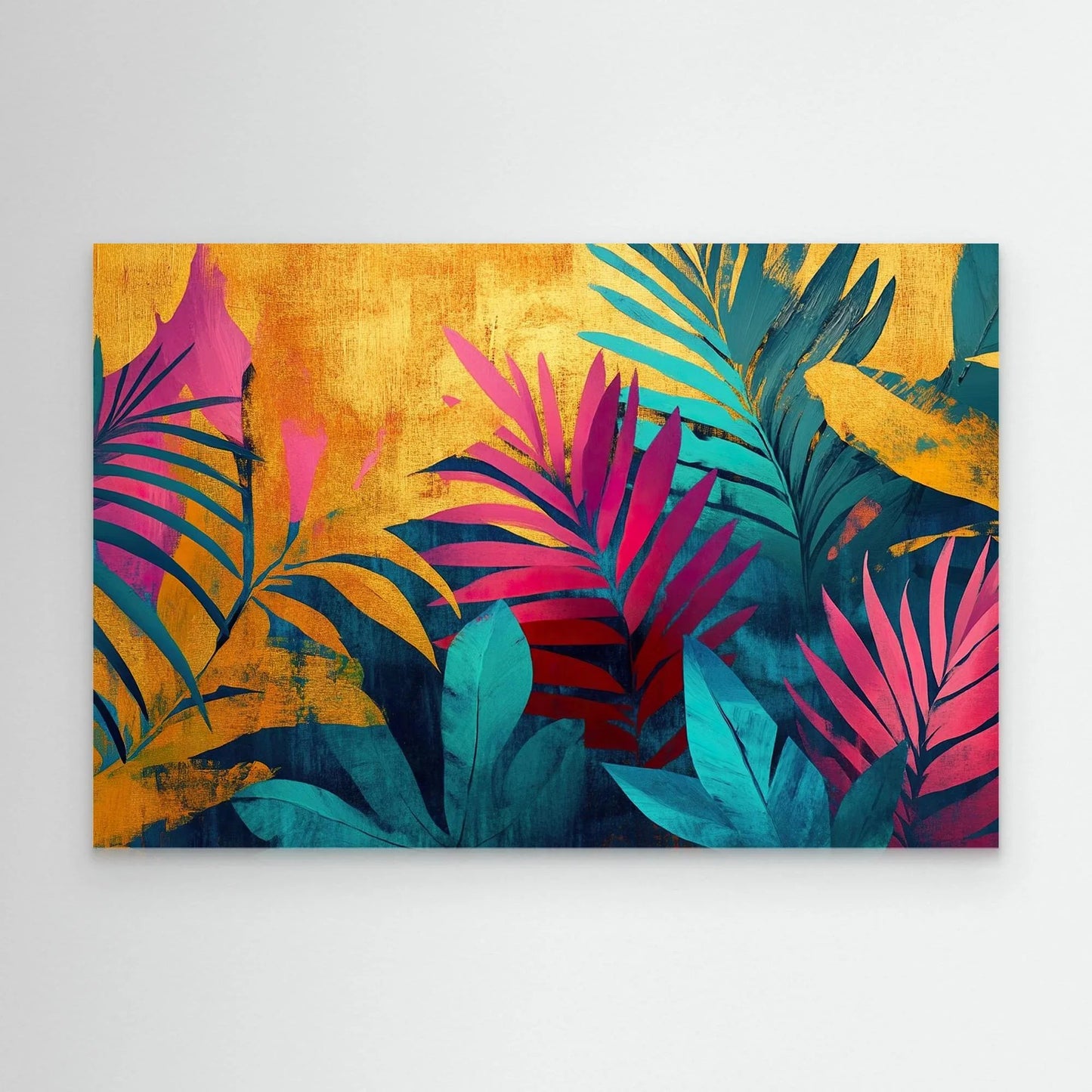 Pink Garden Canvas Print Robussi