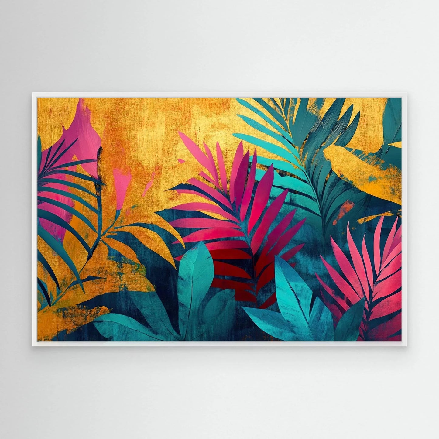 Pink Garden Canvas Print Robussi