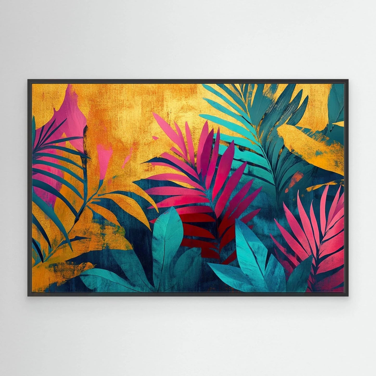 Pink Garden Canvas Print Robussi