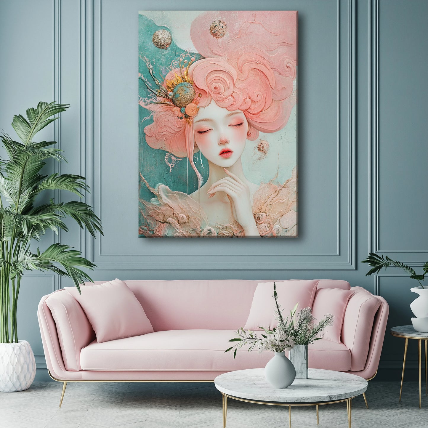 Pink Innocence Canvas Print Robussi