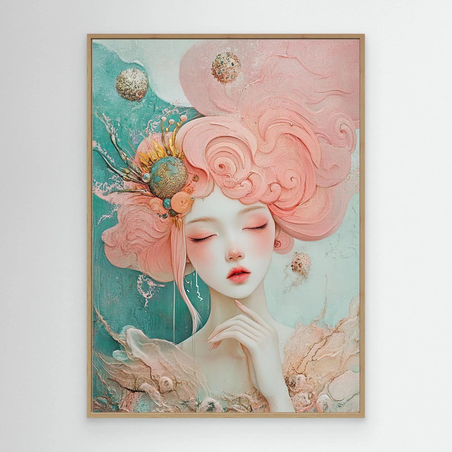 Pink Innocence Canvas Print Robussi