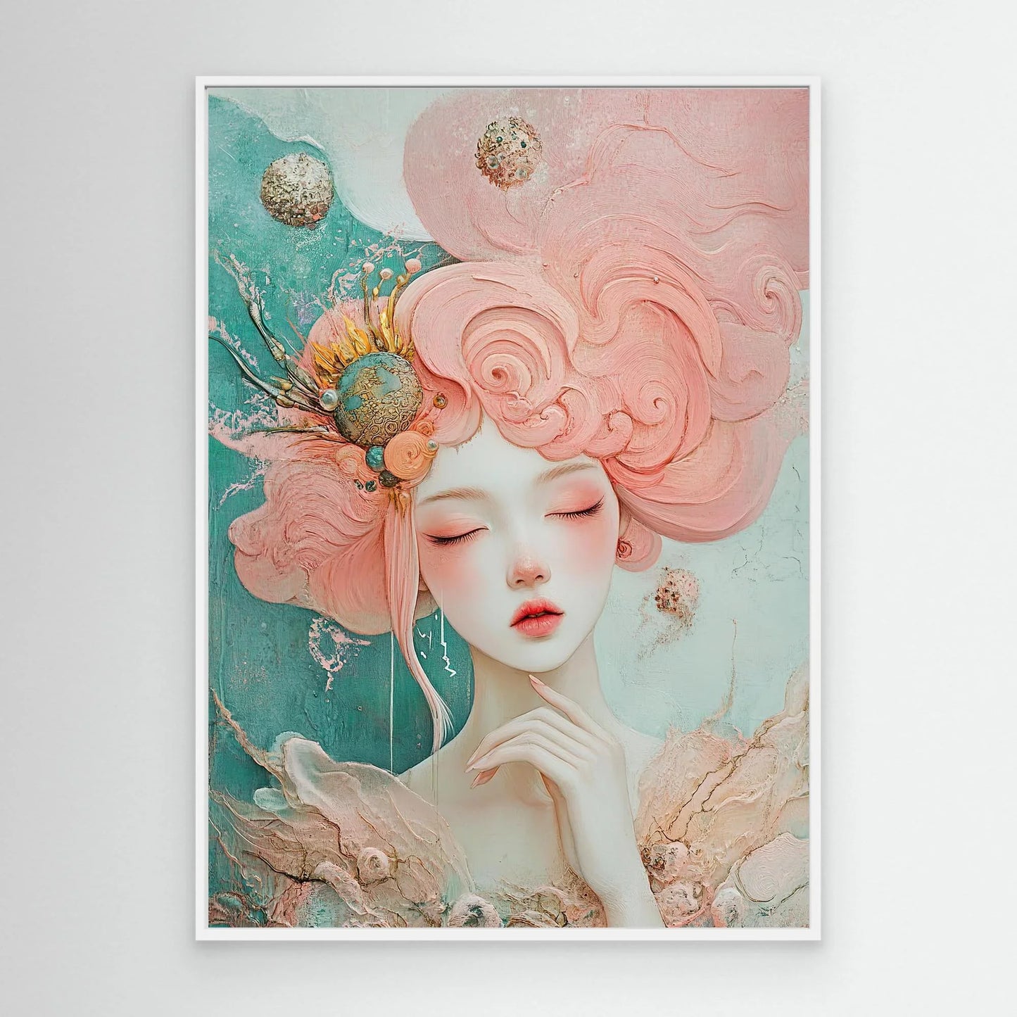 Pink Innocence Canvas Print Robussi