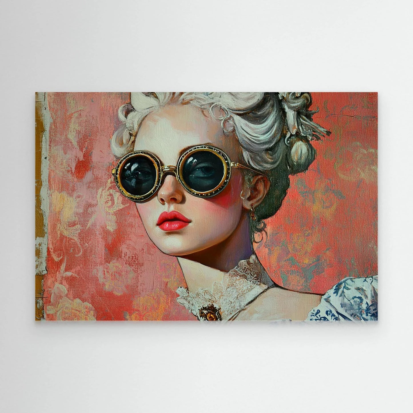 Pink Pilot Canvas Print Robussi