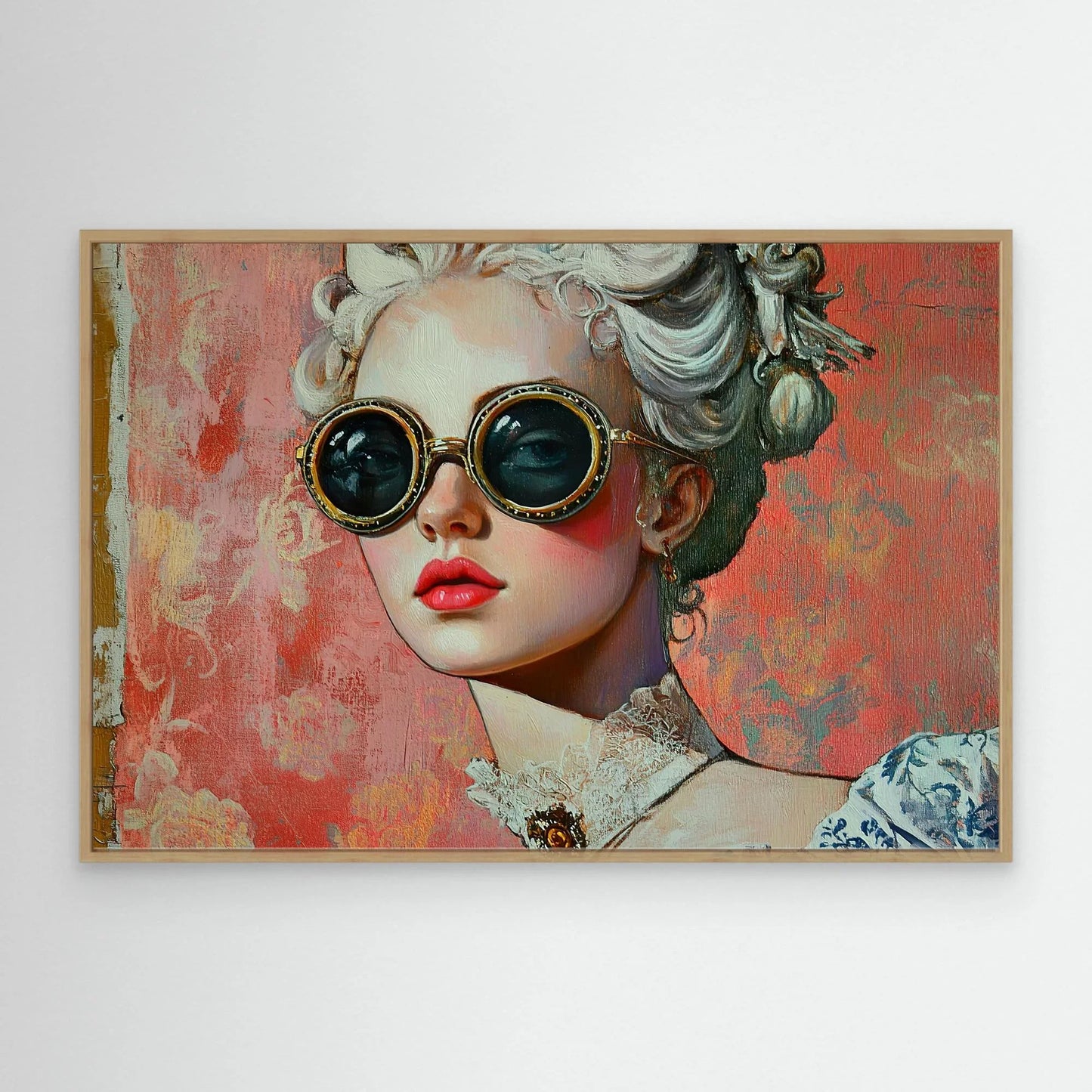 Pink Pilot Canvas Print Robussi